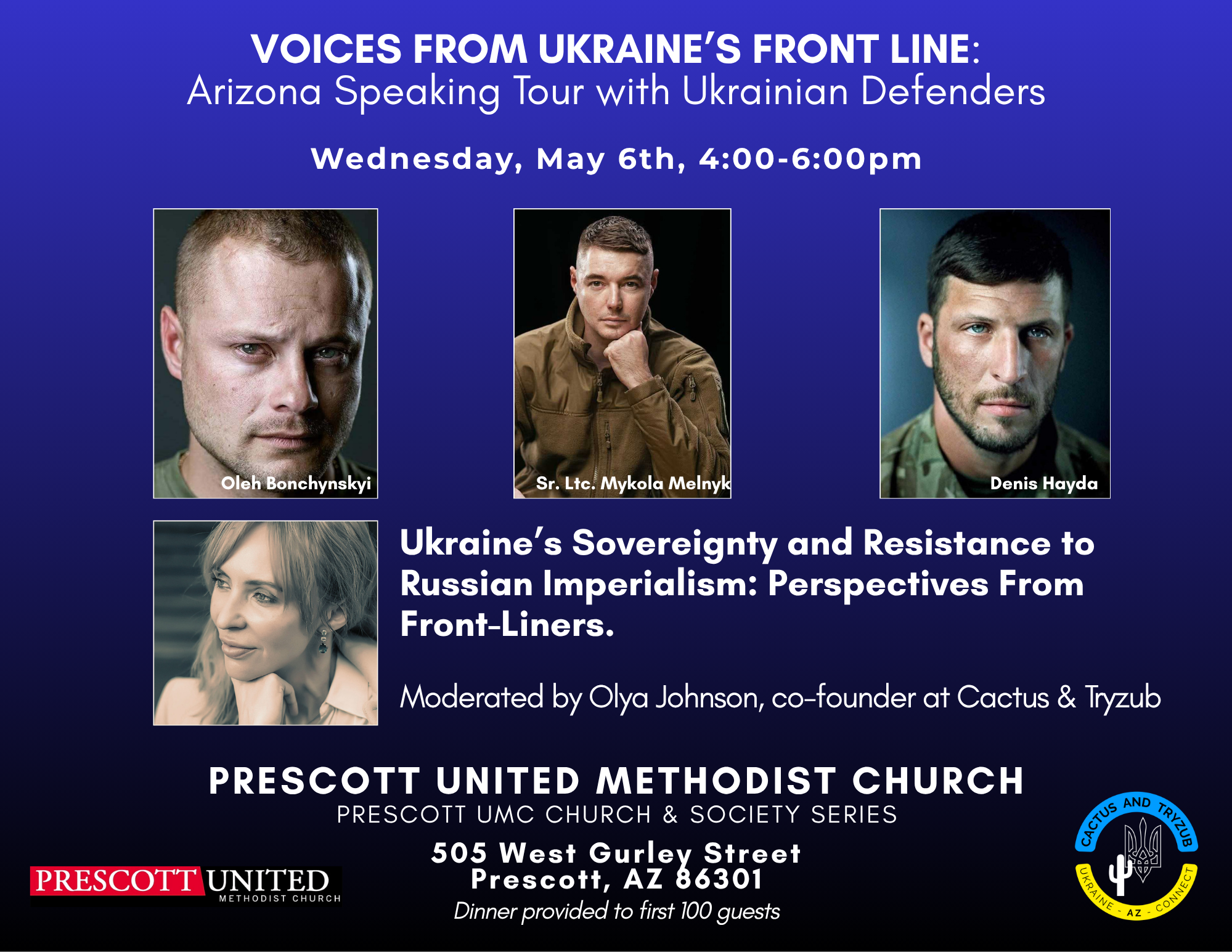 Arizona Speaking Tour With Ukrainian Defenders