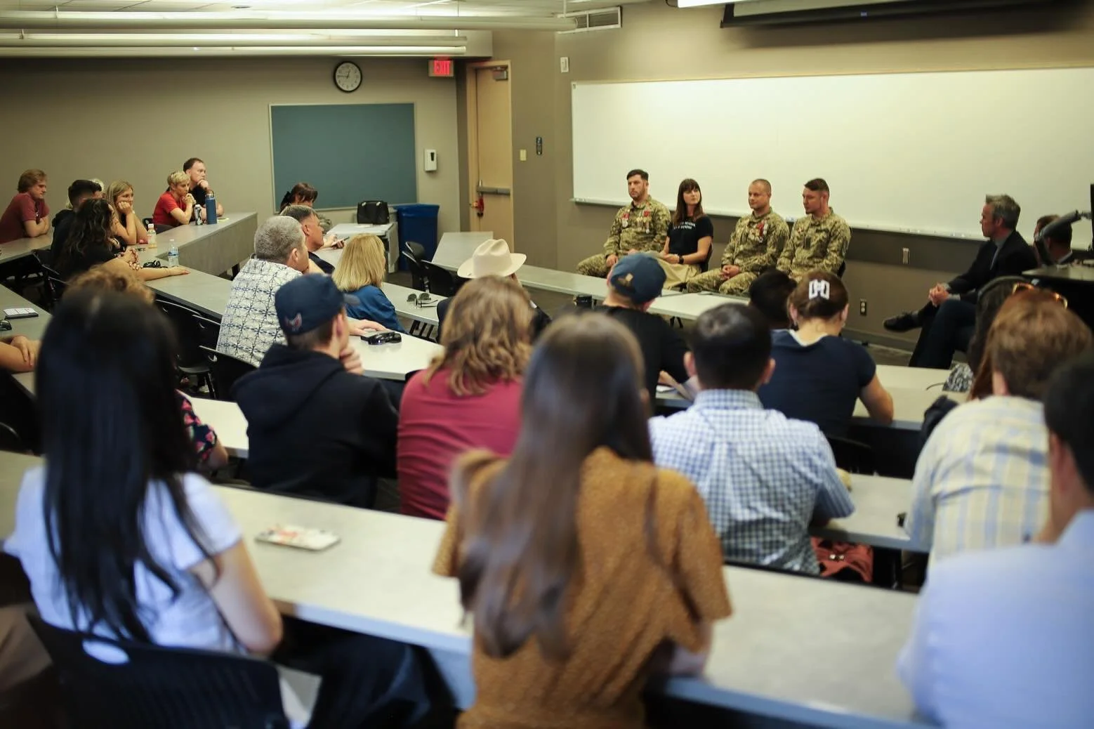 What does modern warfare actually look like on the ground?

At Arizona State University, Ukrainian defenders shared firsthand insights during War from the Ground Up: Understanding Modern Warfare&mdash;a powerful conversation on how today&rsquo;s conf