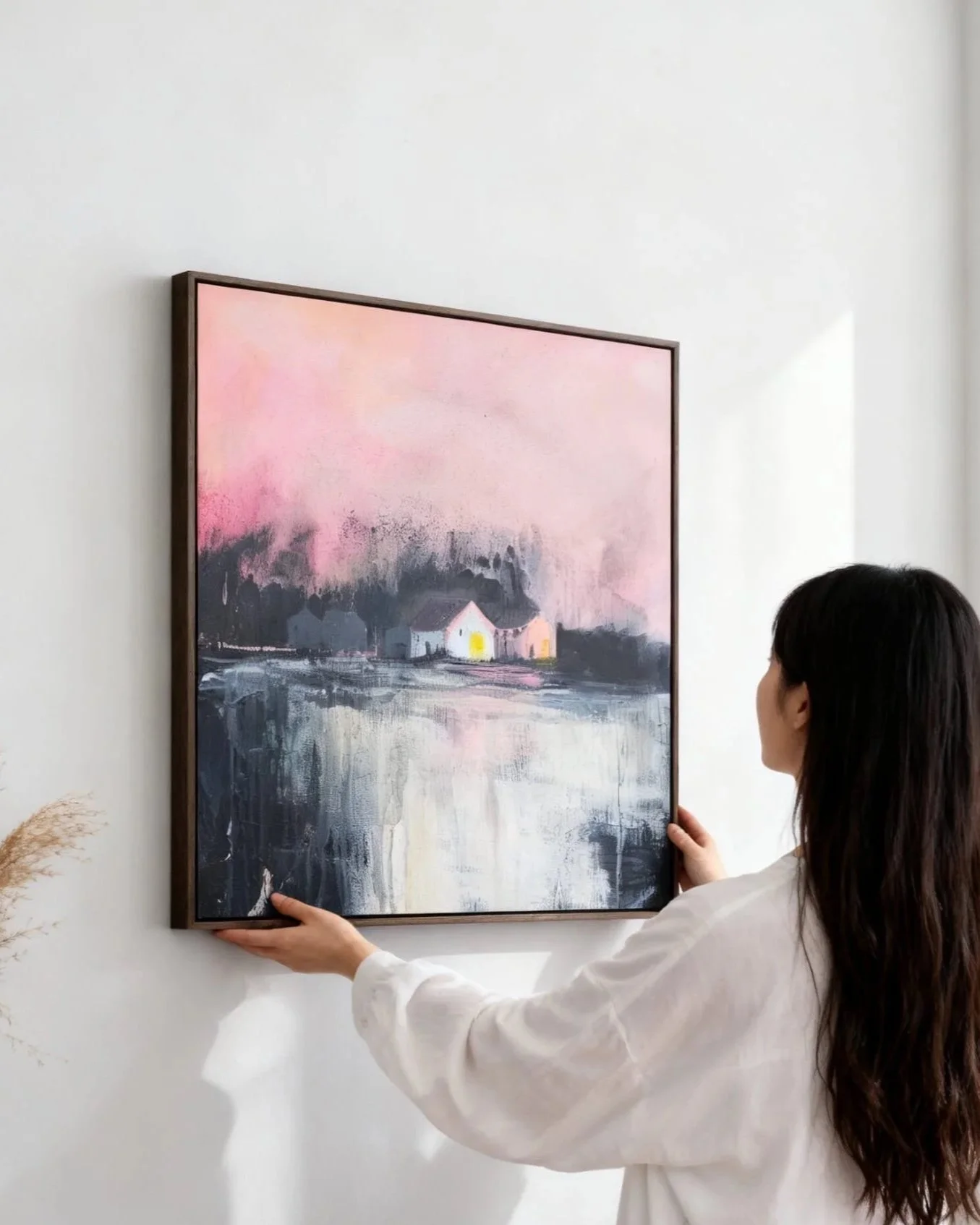 Semi-abstract landscape art for sale
