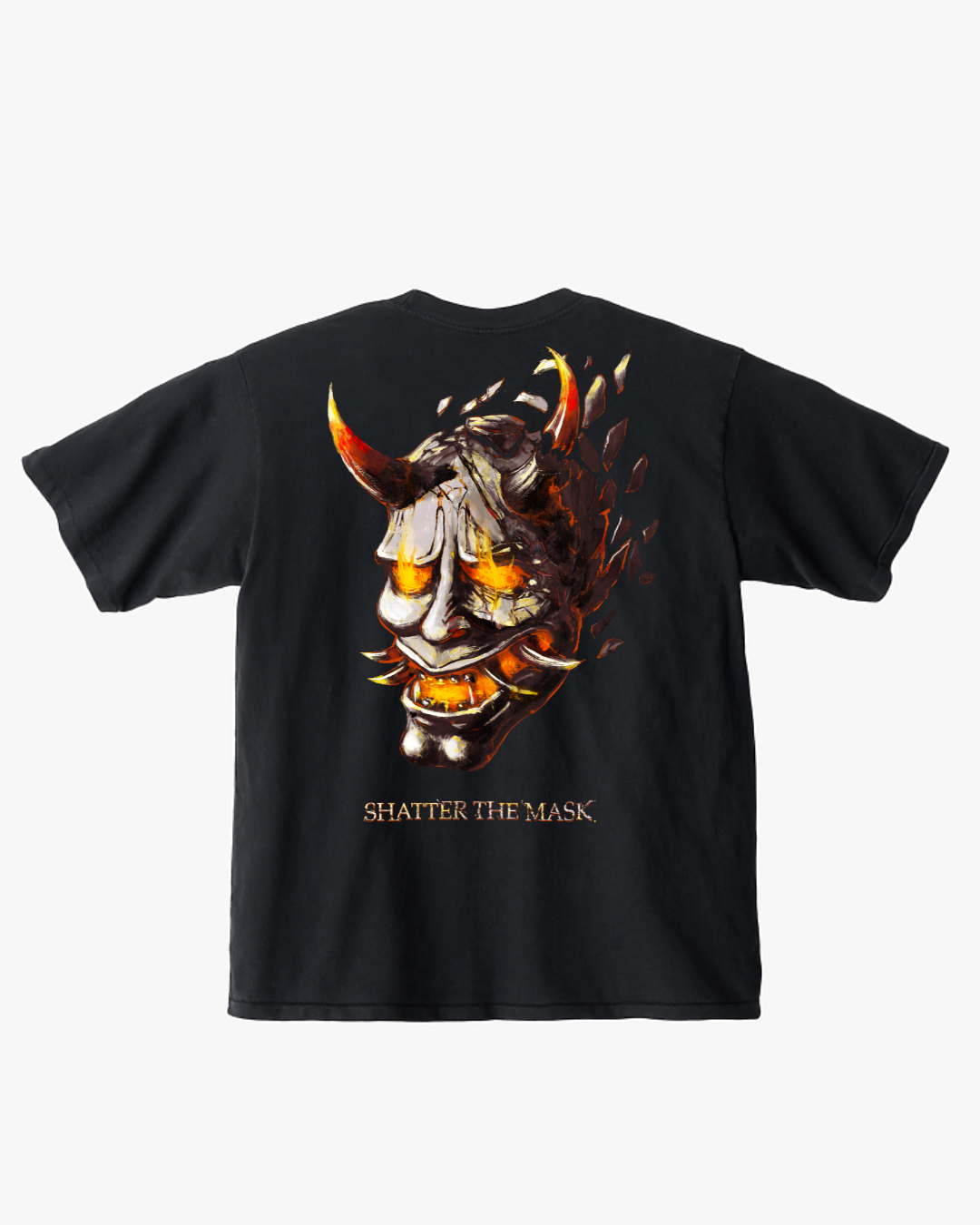 "Unchained" Oversized Deluxe Tee- Black