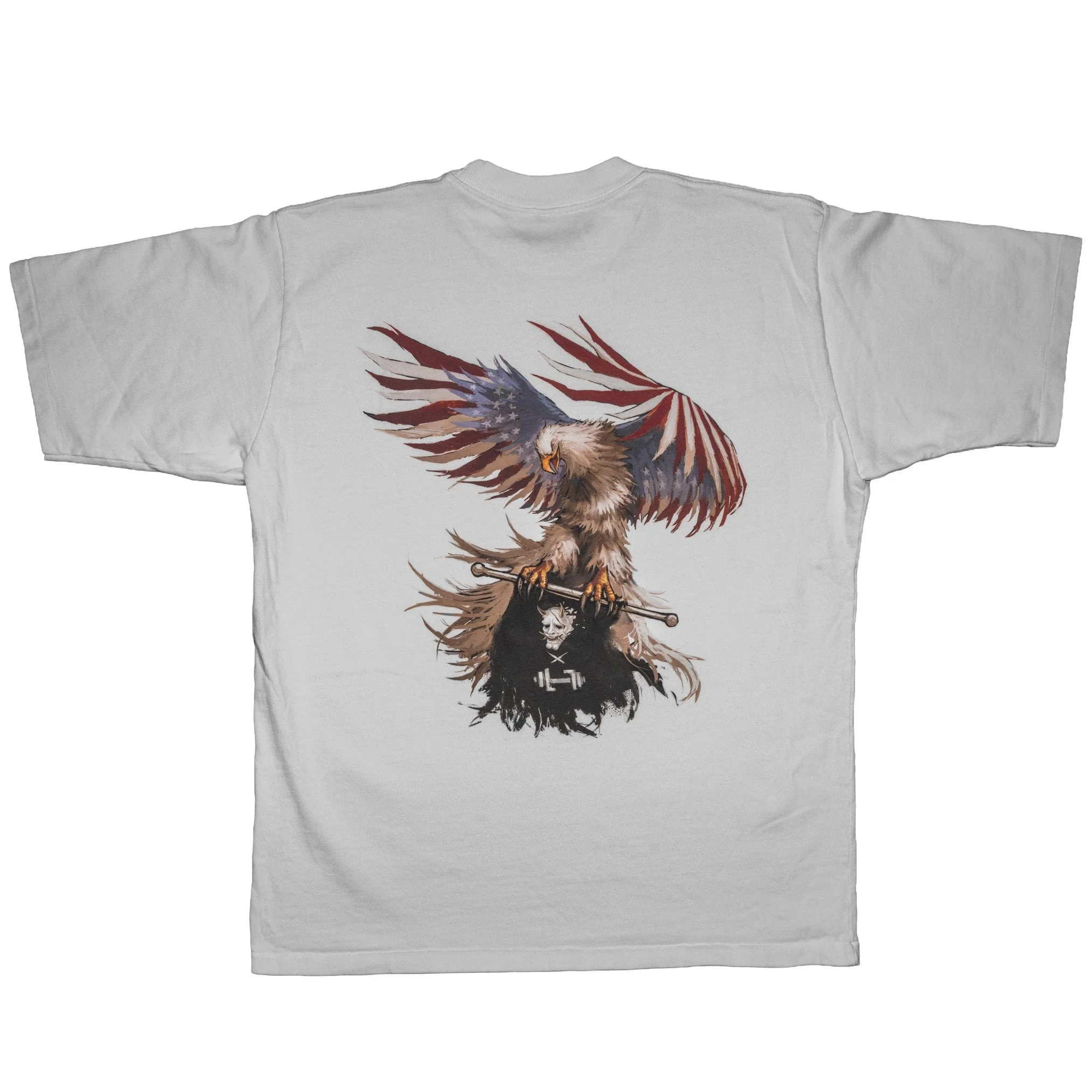 "Iron Lab" Oversized Deluxe Tee- White