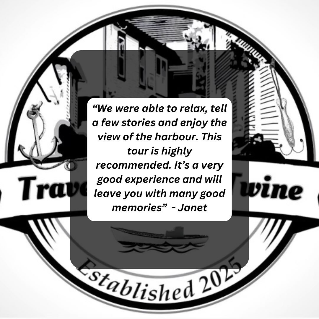 We really appreciate the testimonials, folks! This one is from a tour participant last week. Thanks for choosing us on a grey, foggy day #nltourism #nlhistory #NLHeritage