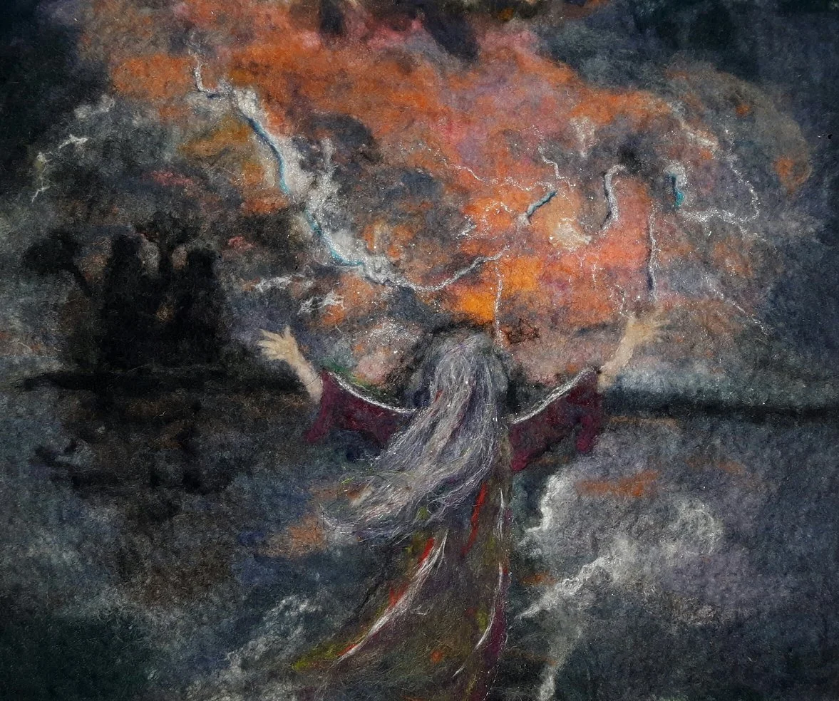 Banshee, 38 x 34 cm, 300.-