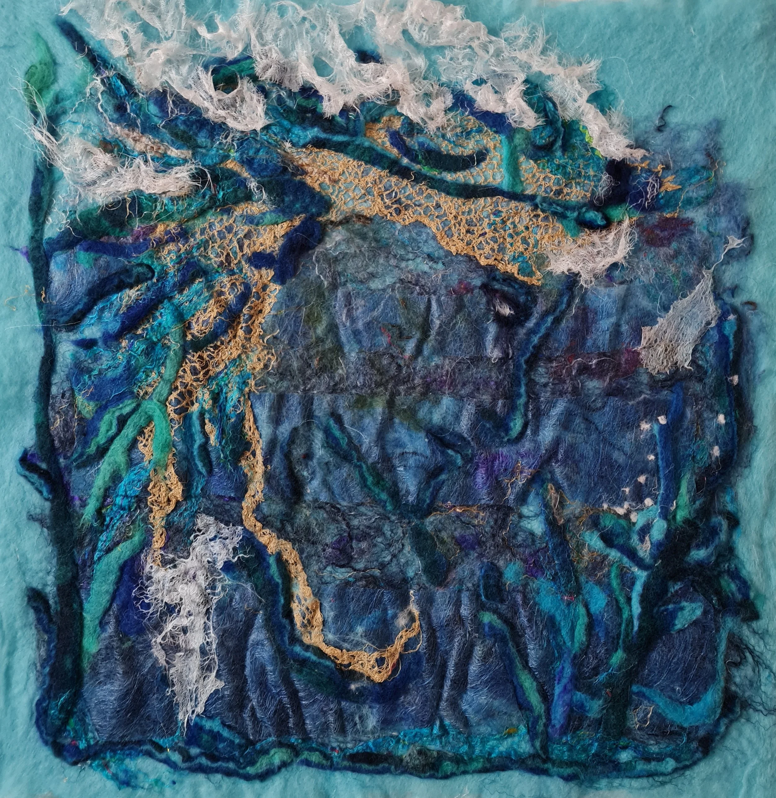 The Ocean in my Heart, 45 x 45 cm, 600.-