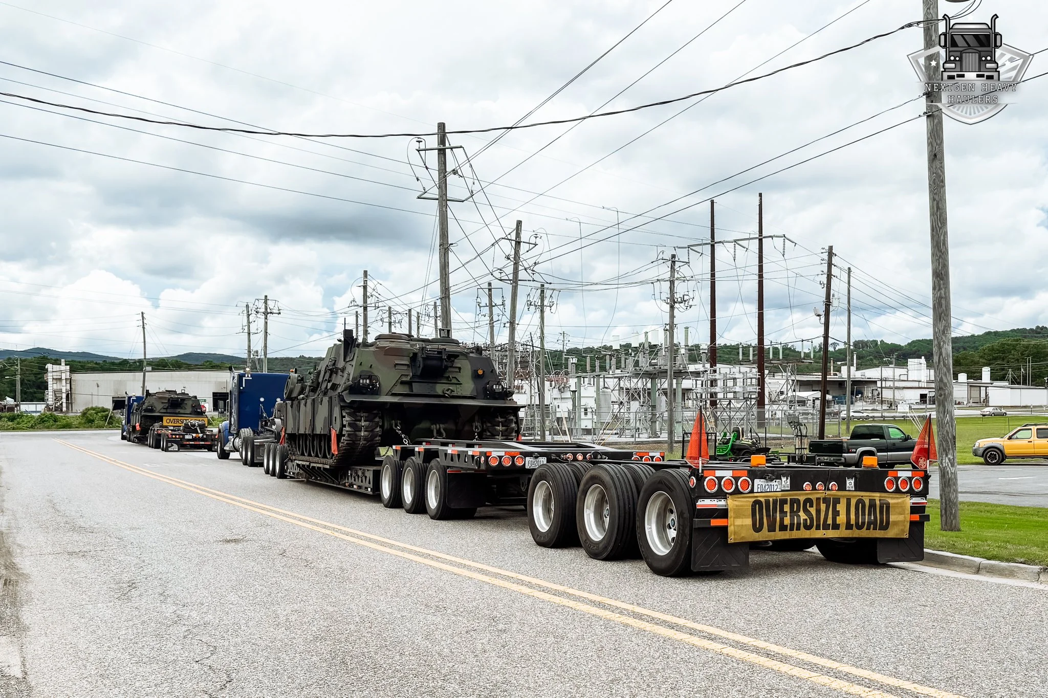 Today we&rsquo;re moving some serious military equipment. Takes a solid team to handle this kind of load &mdash; and ours never backs down. It&rsquo;s not just heavy haul, it&rsquo;s about keeping things safe and standing behind those who protect

#N