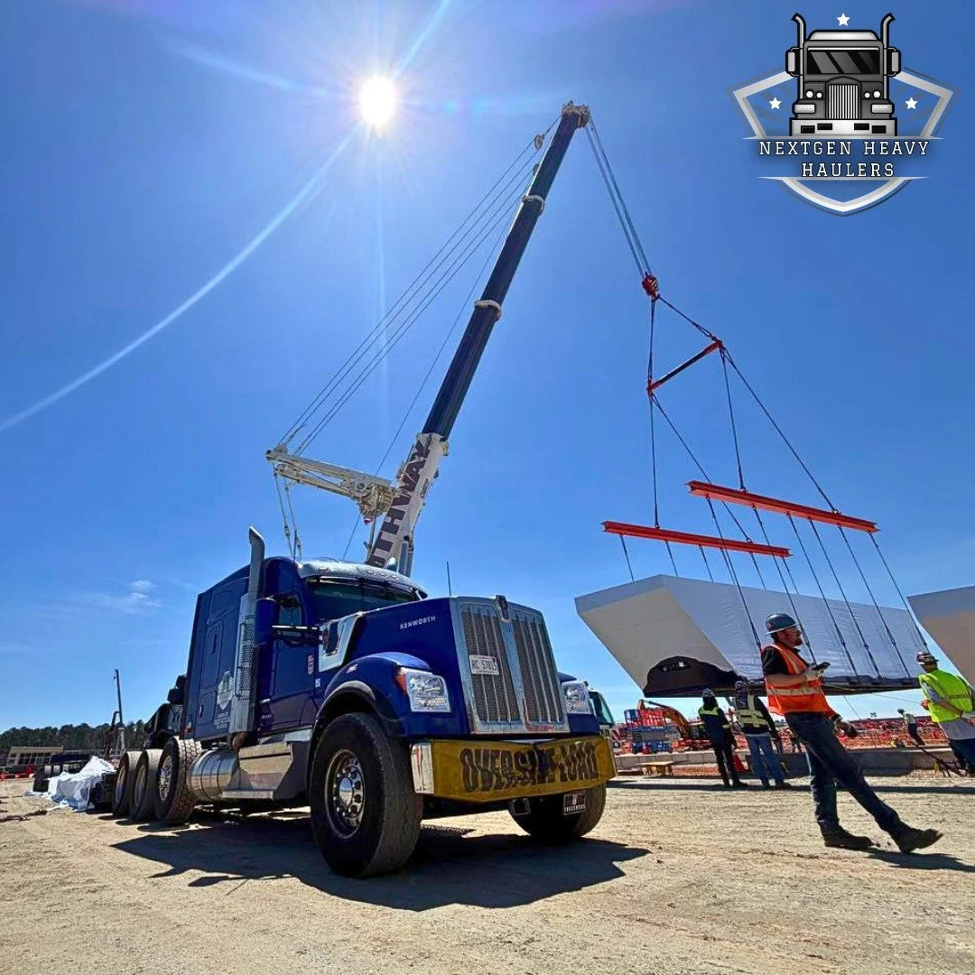Heavy loads, tight turns, and expert execution are all in a day's work here at NextGen Heavy Haulers LLC. We specialize in moving the "immovable" safely across the country. 

 #heavyhaul #HeavyHauling #heavyhauling #trucking #TruckingLife #