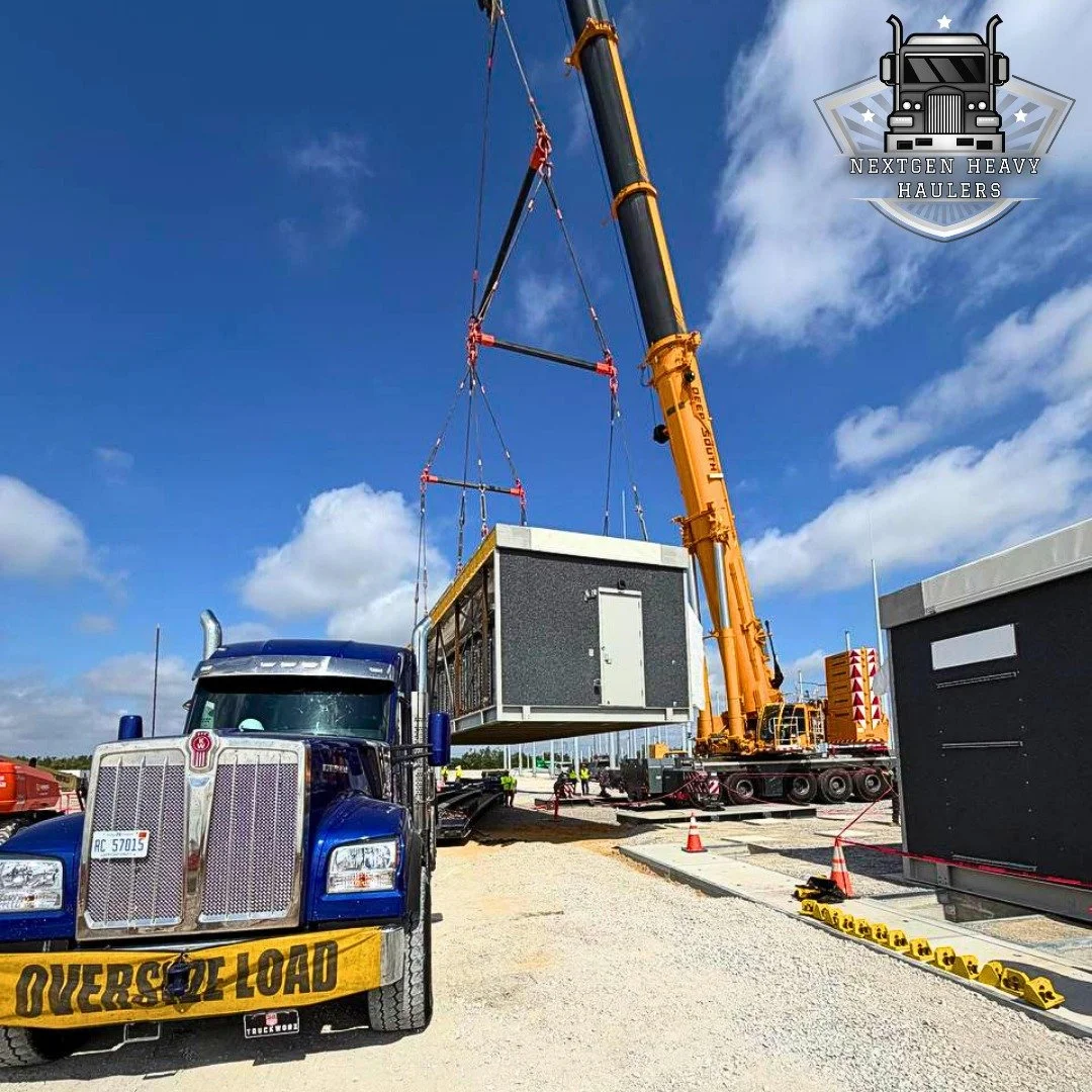 Another successful load-out for the NextGen Heavy Haulers crew! We specialize in the "too big to move" category. If you&rsquo;ve got the cargo, we&rsquo;ve got the trailers and the talent to get it there safely. 

#trucking #heavyhaul #next