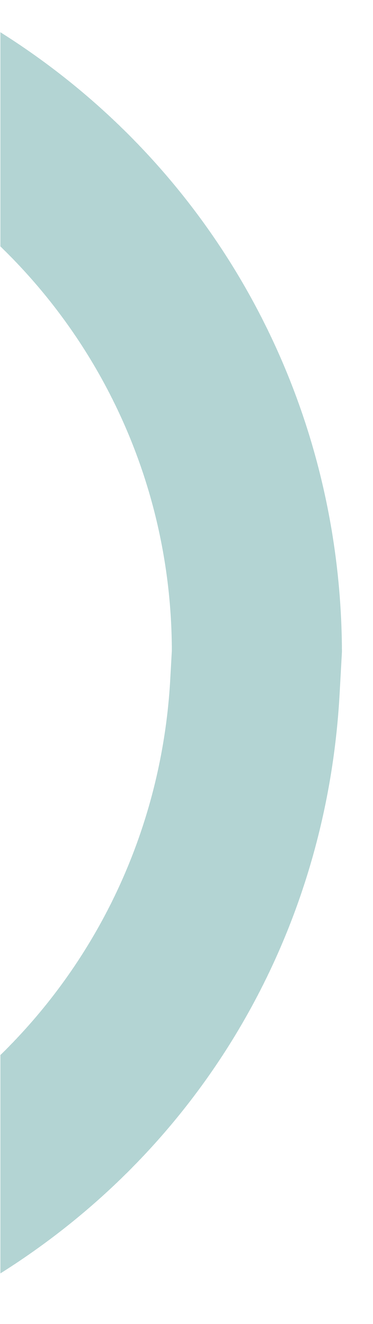 A light blue, curved line on a black background.