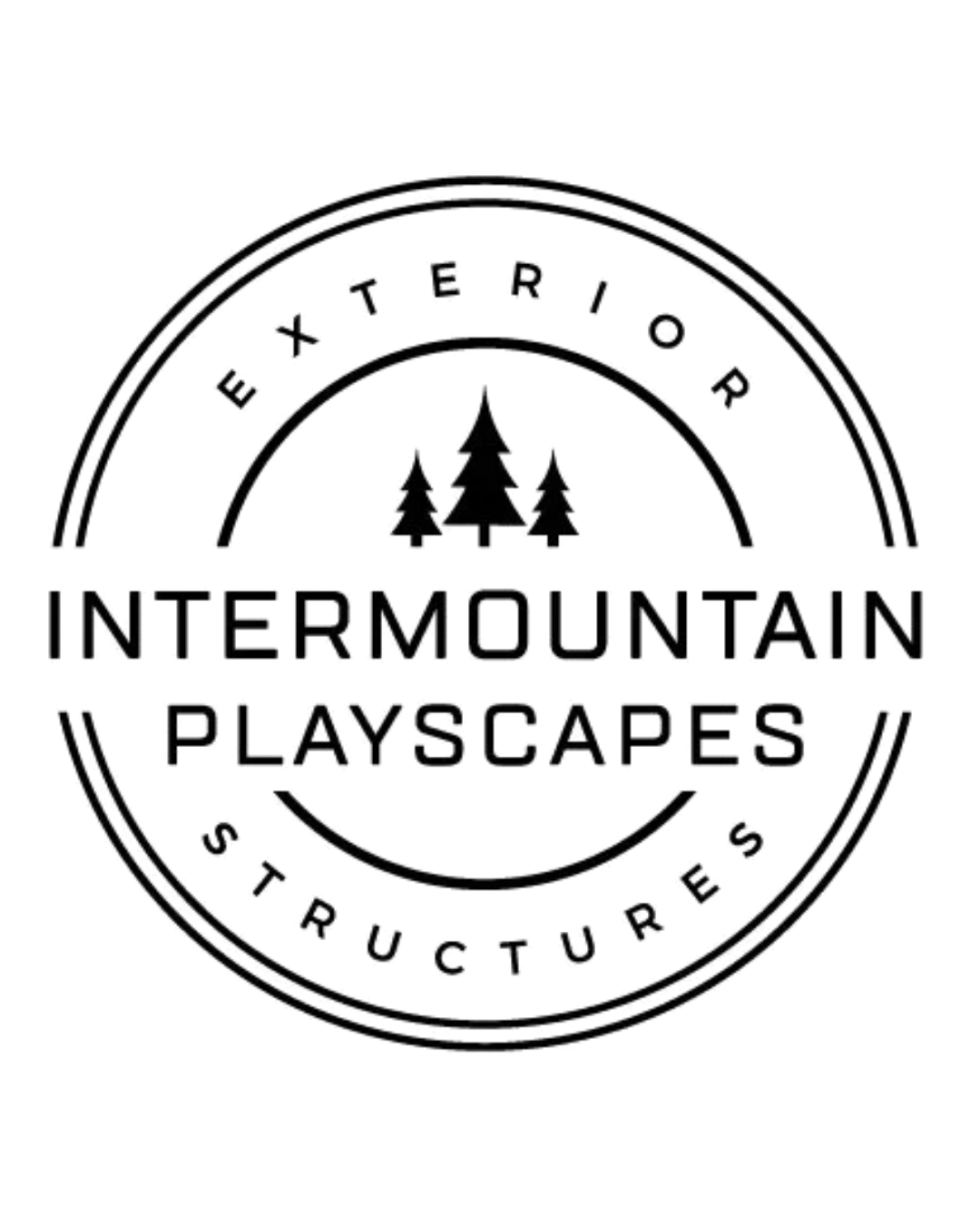 The logo of intermountain playscapes