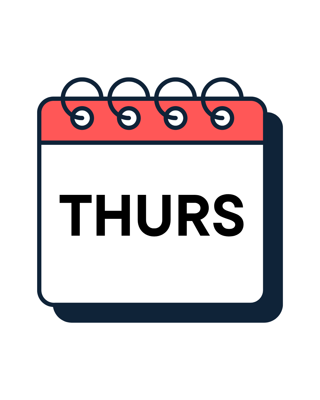 Calendar page displaying Thursday