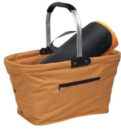 Piknikkori 30 l taittuva malli oranssi