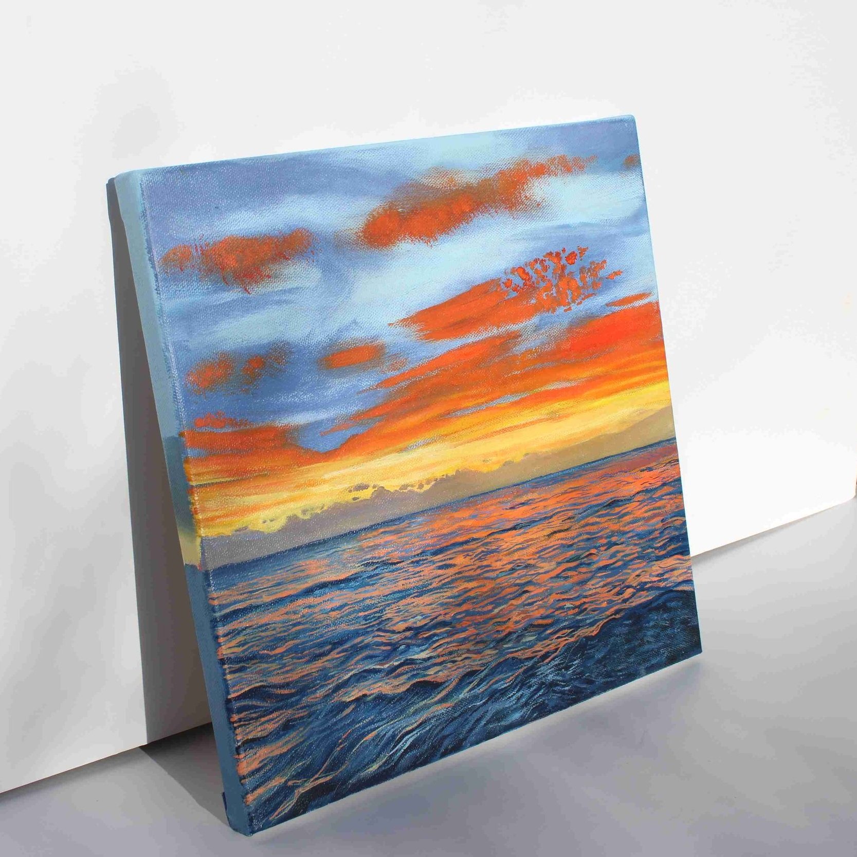 'Bajan Sunset' Oil Painting