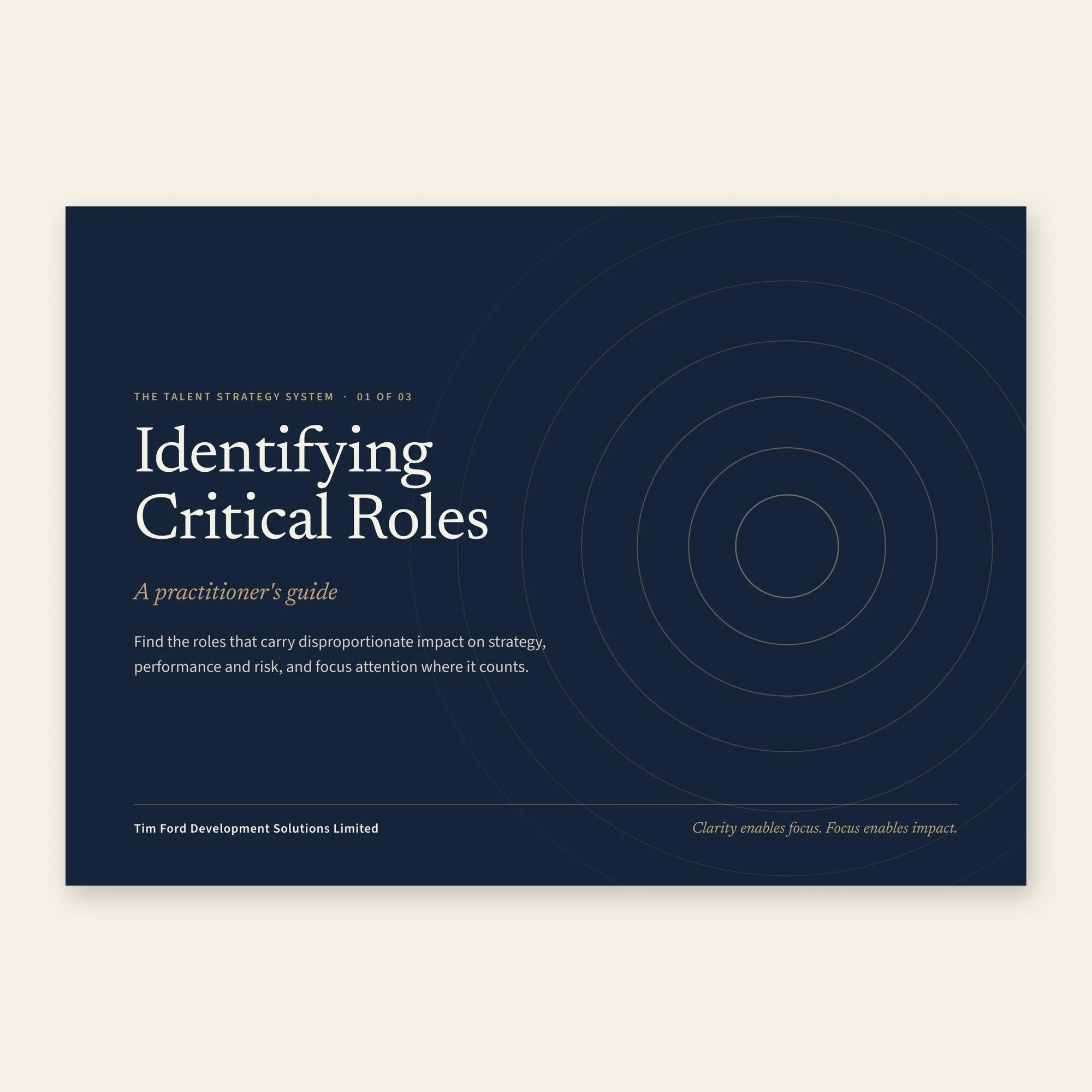 01 Identifying Critical Roles - Practitioner's Guide