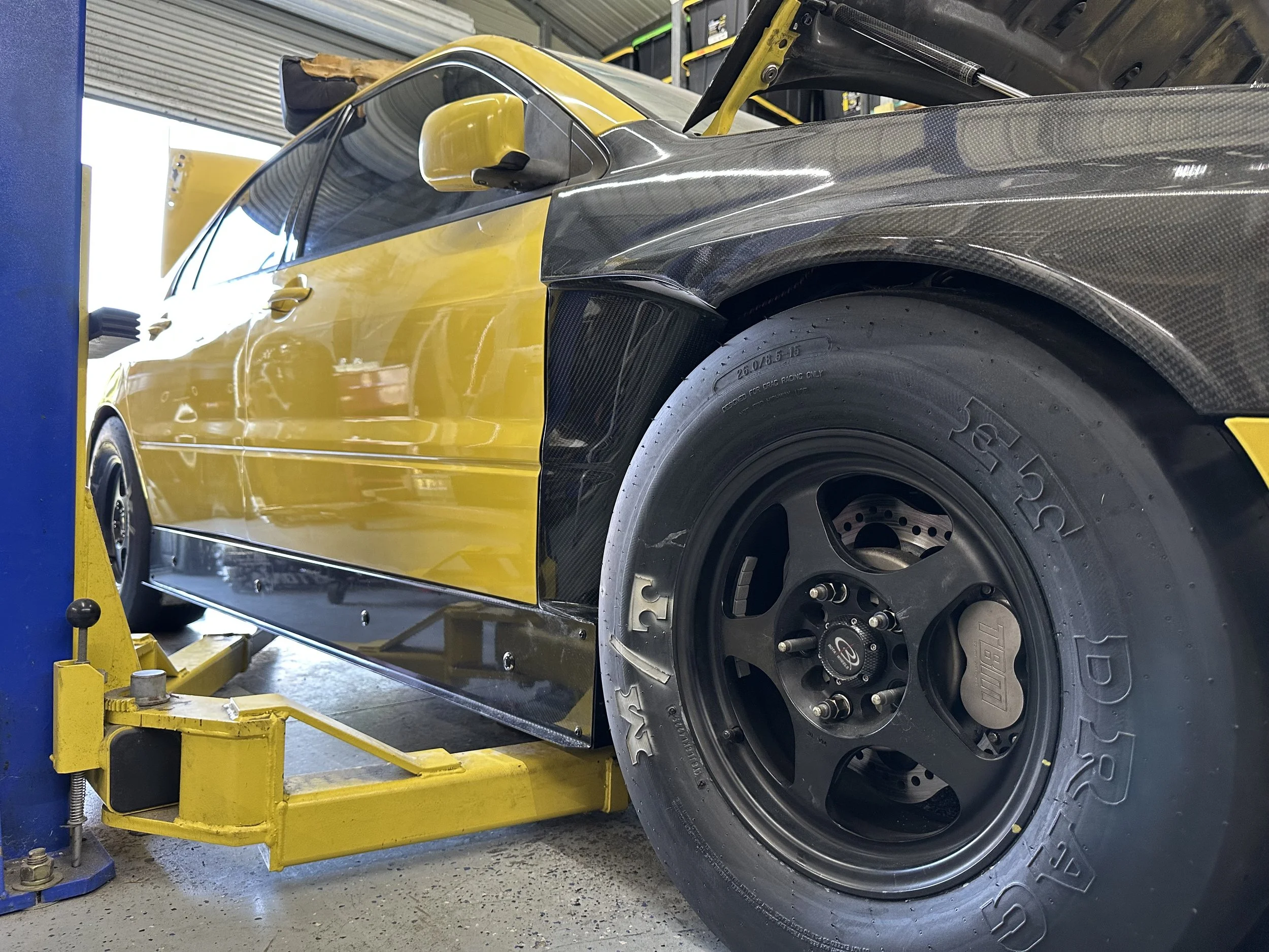 Mitsubishi EVO 8 Side Skirts 6" (1-3 Week Lead Time)