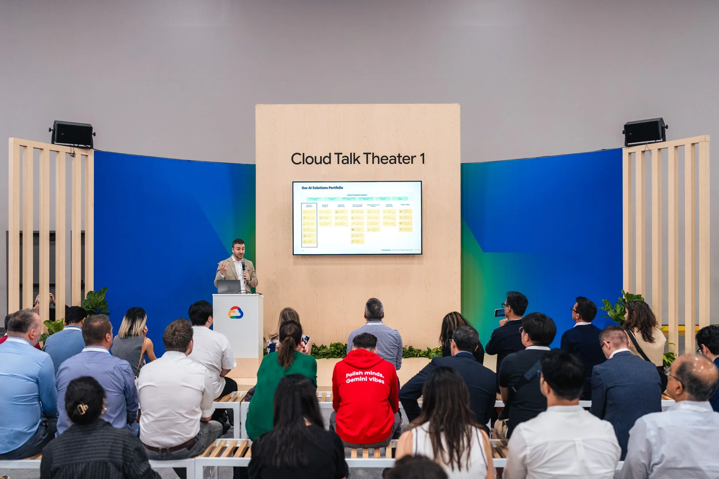 Breakout session presentation during Las Vegas conference