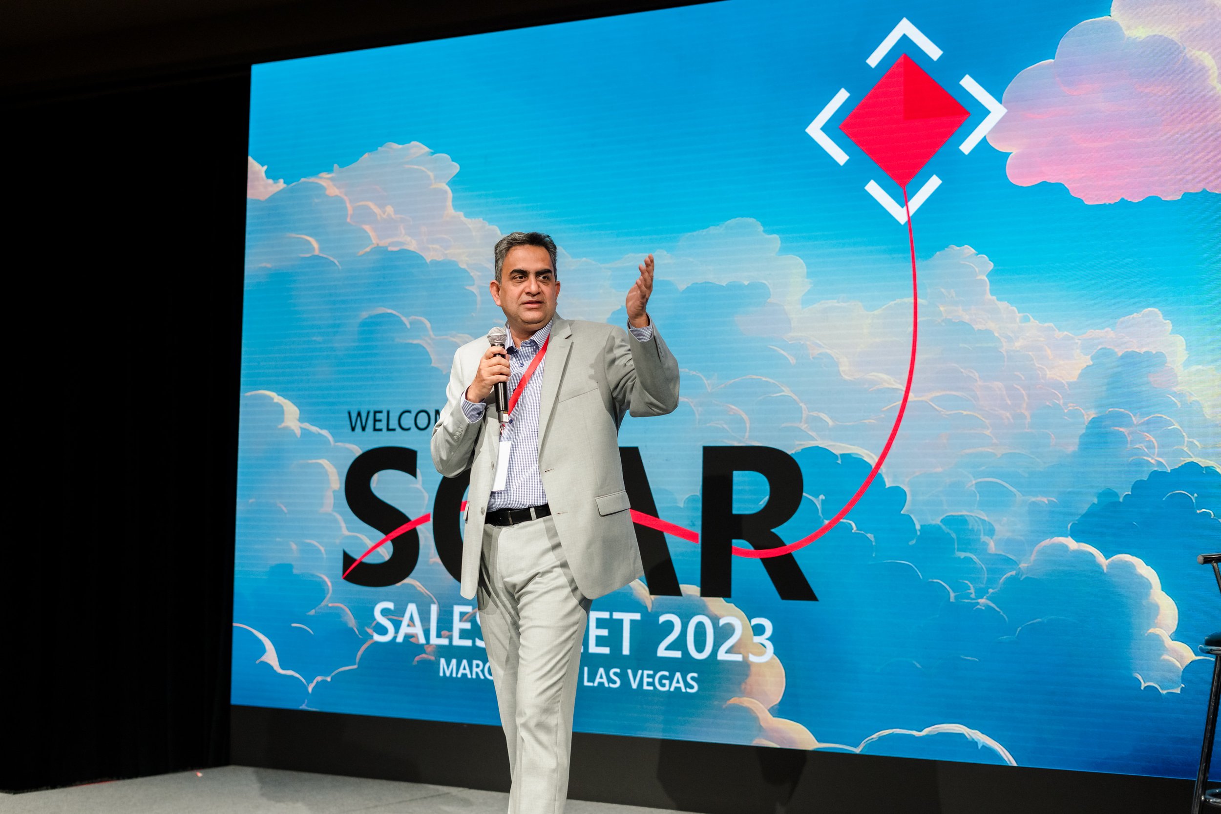 Panel discussion filming at Resorts World corporate summit