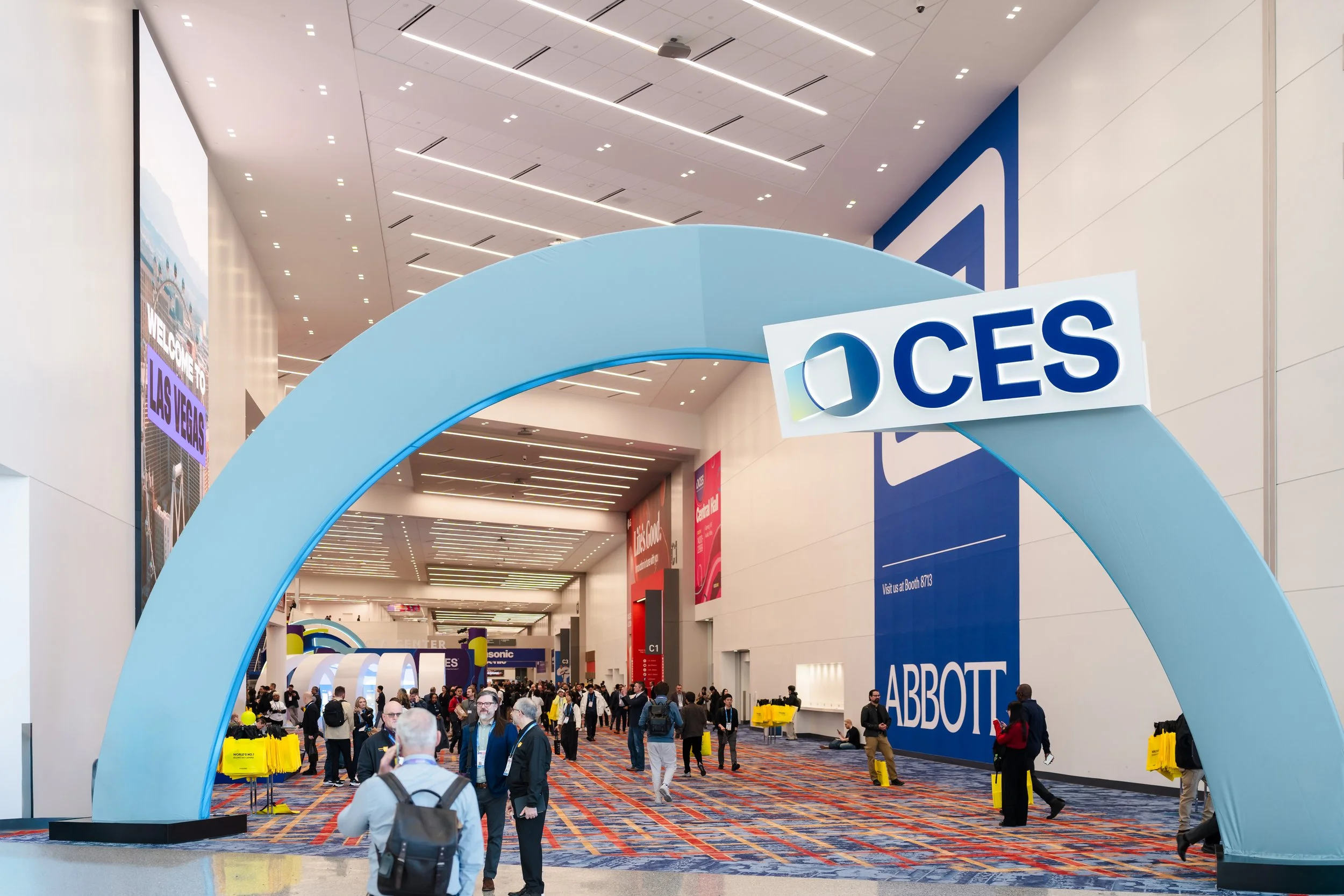 Corporate conference production at Las Vegas Convention Center during CES