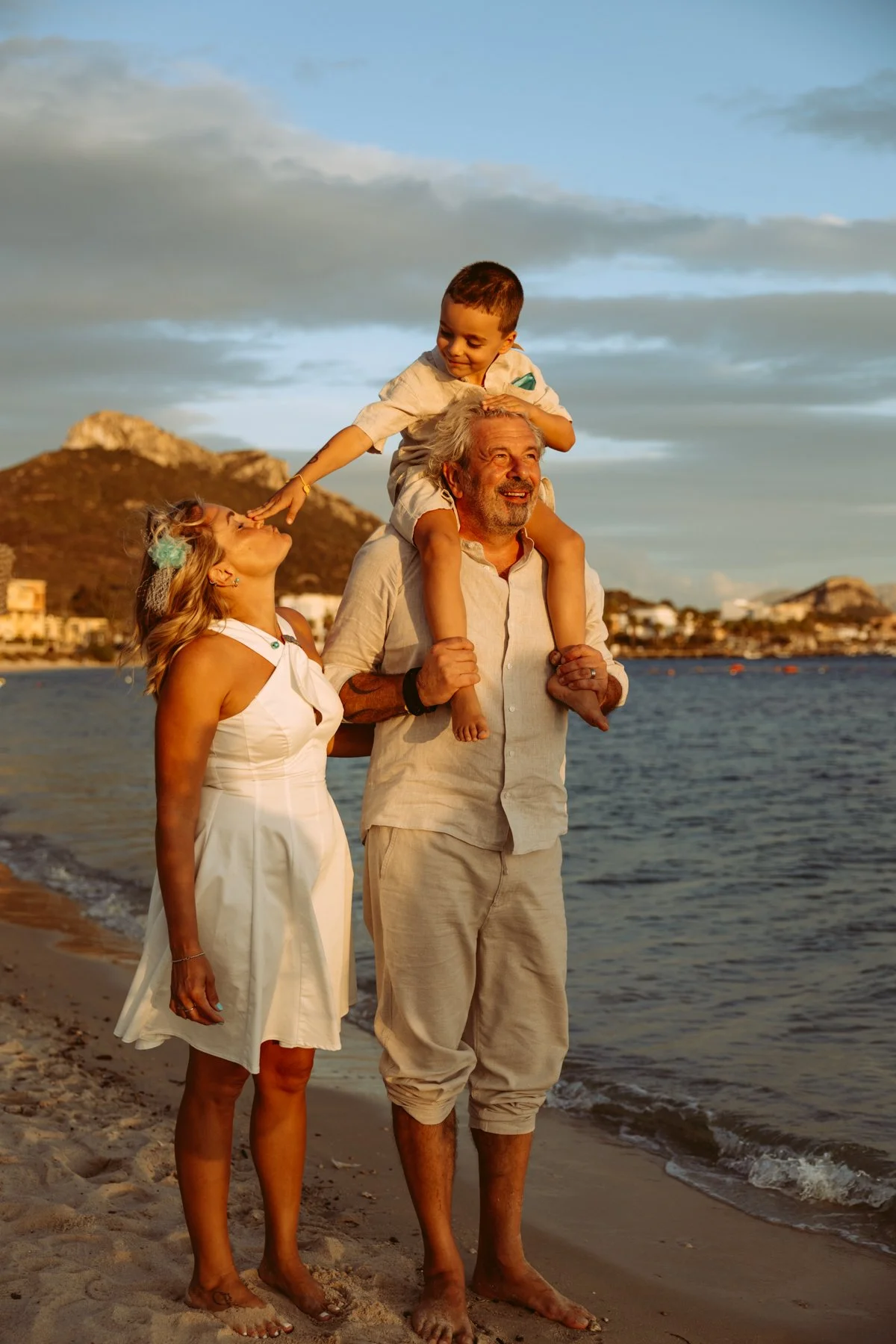 Family photography in Sardinia