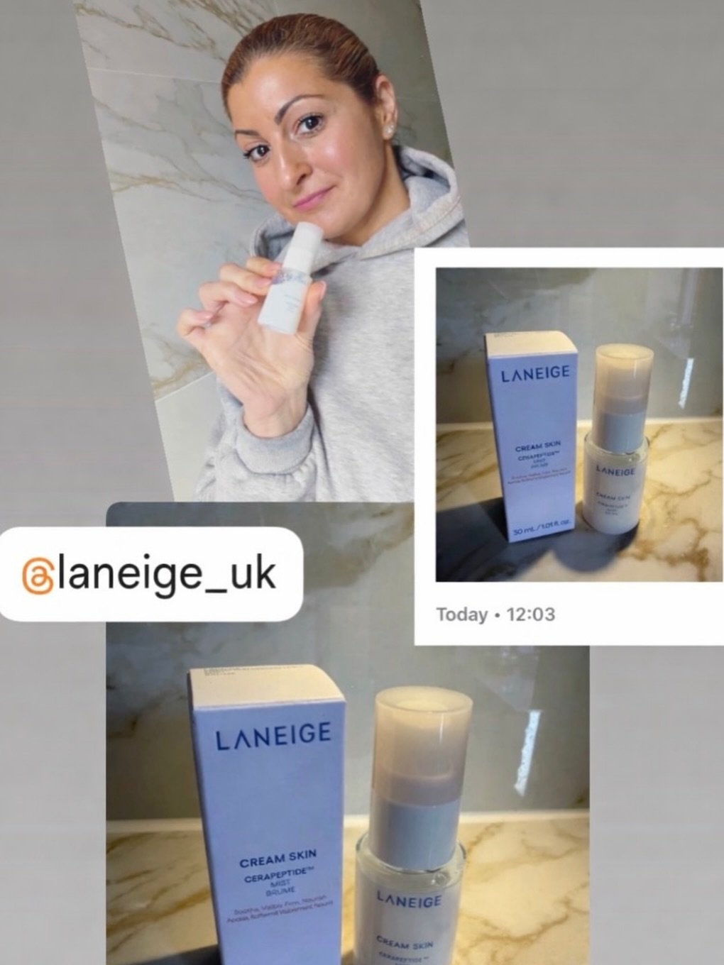 Winter Skin&hellip; Don&rsquo;t you just love it! 🫣

Dry?
Tight?
Irritated? 
Flakiness?
Redness?
Sensitivity ?

I&rsquo;ve just discovered the gorgeous Cream Skin Mist from @laneige_uk which soothes and visibly firms the skin whilst hydrating! Perfe