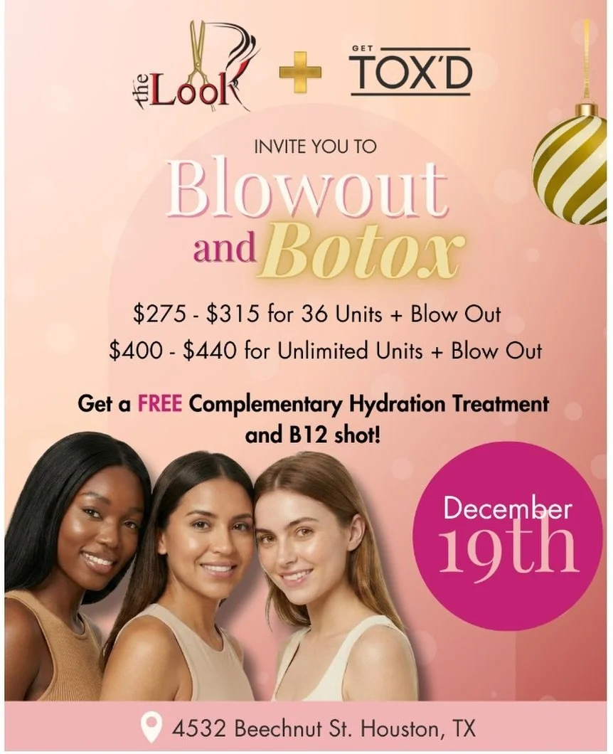 ✨ Blowout + Tox Event &ndash; December 19th! ✨

Treat yourself to smooth skin and fresh hair all in one appointment 💕

🥰 Our event pricing features Xeomin (the clean, fast-acting neurotoxin our clients LOVE)&hellip;
💉 But don&rsquo;t worry, Botox 