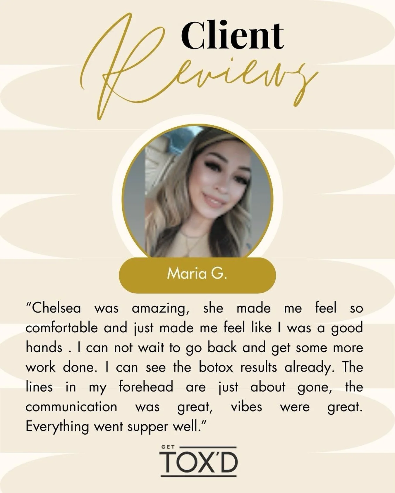 Nothing makes us happier than hearing our clients feel confident, comfortable, and already loving their results 💉✨ Thank you Maria for trusting our team. Natural results, great communication, and immaculate vibes are always the goal. 💞

If you&rsqu