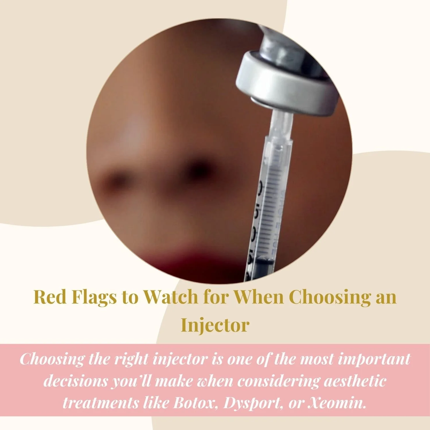 Red Flags to Watch for When Choosing an Injector