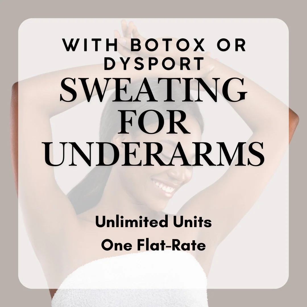 Sweating for Underarms with Botox or Dysport