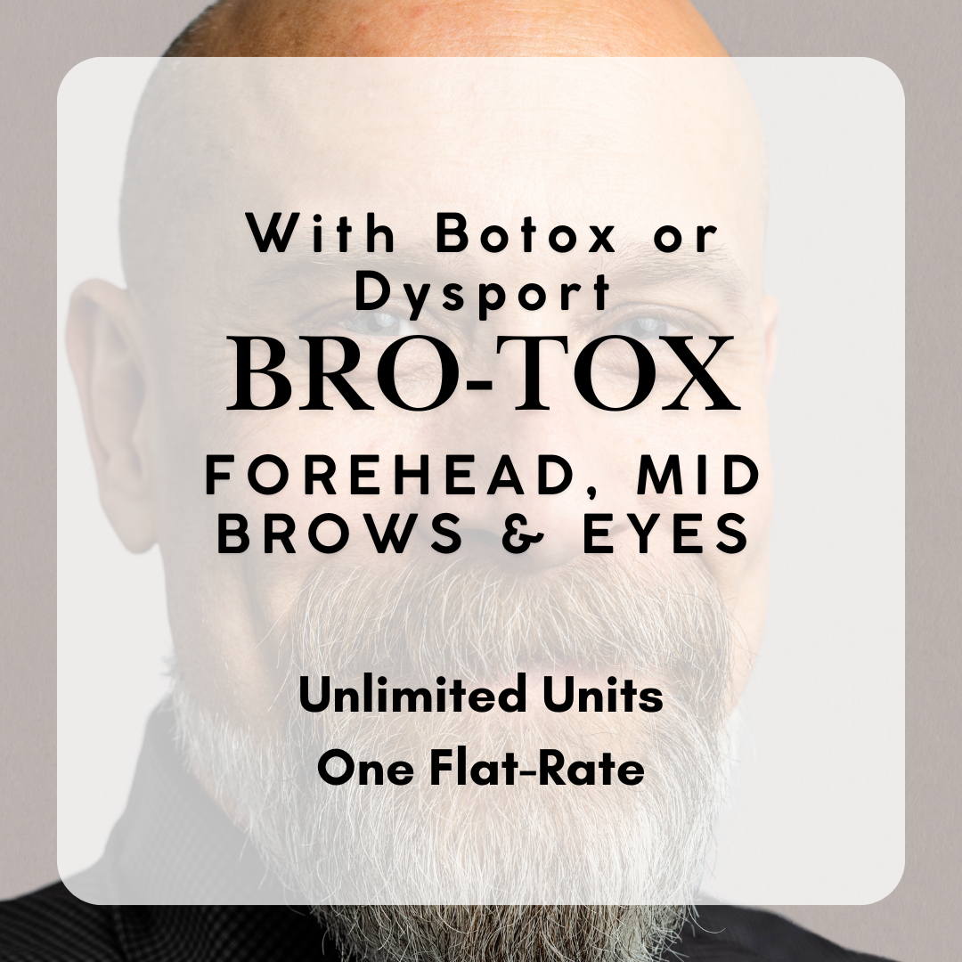 Bro Tox with Botox or Dysport