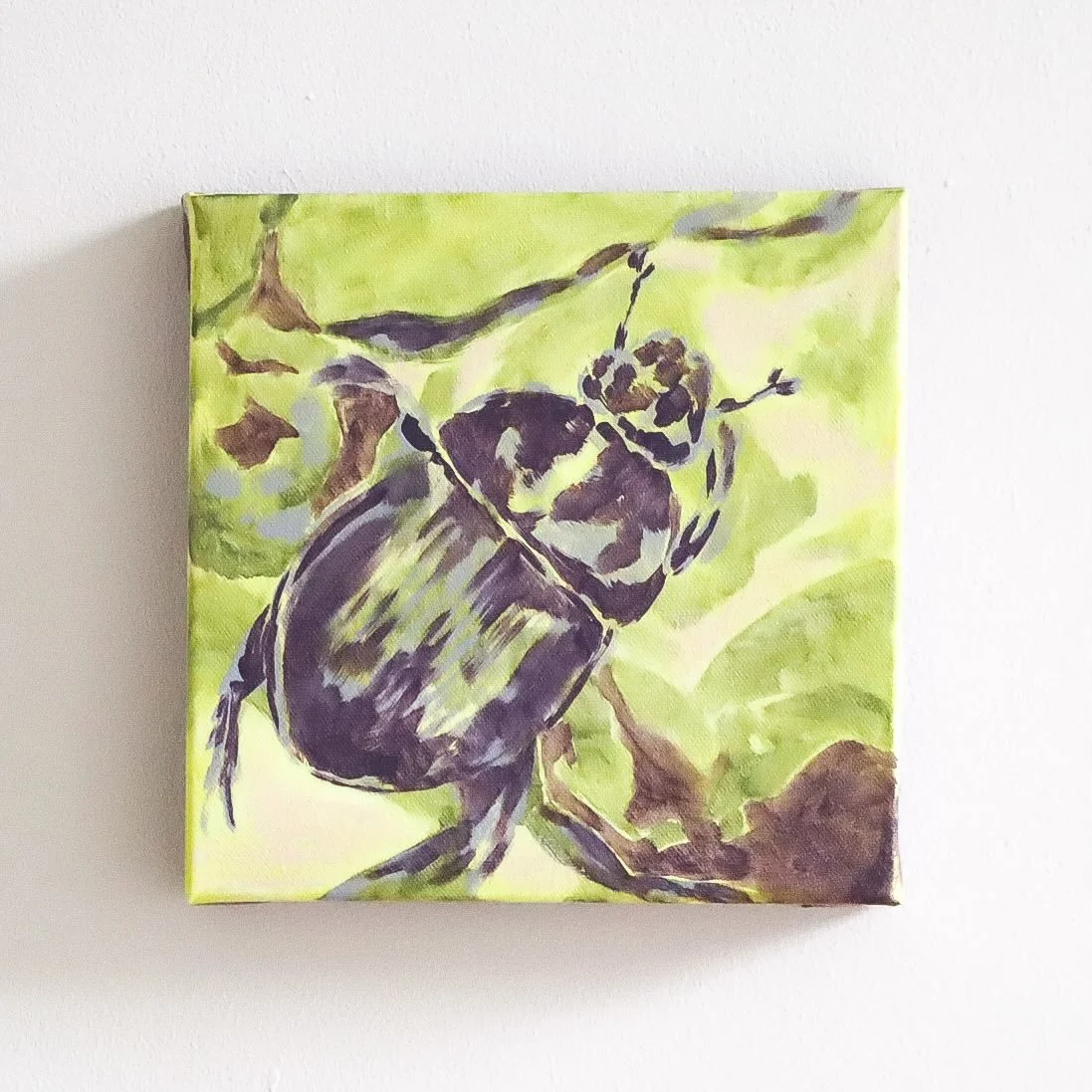Stone Beetle

20x20cm

Acrylic and oil stick on canvas.