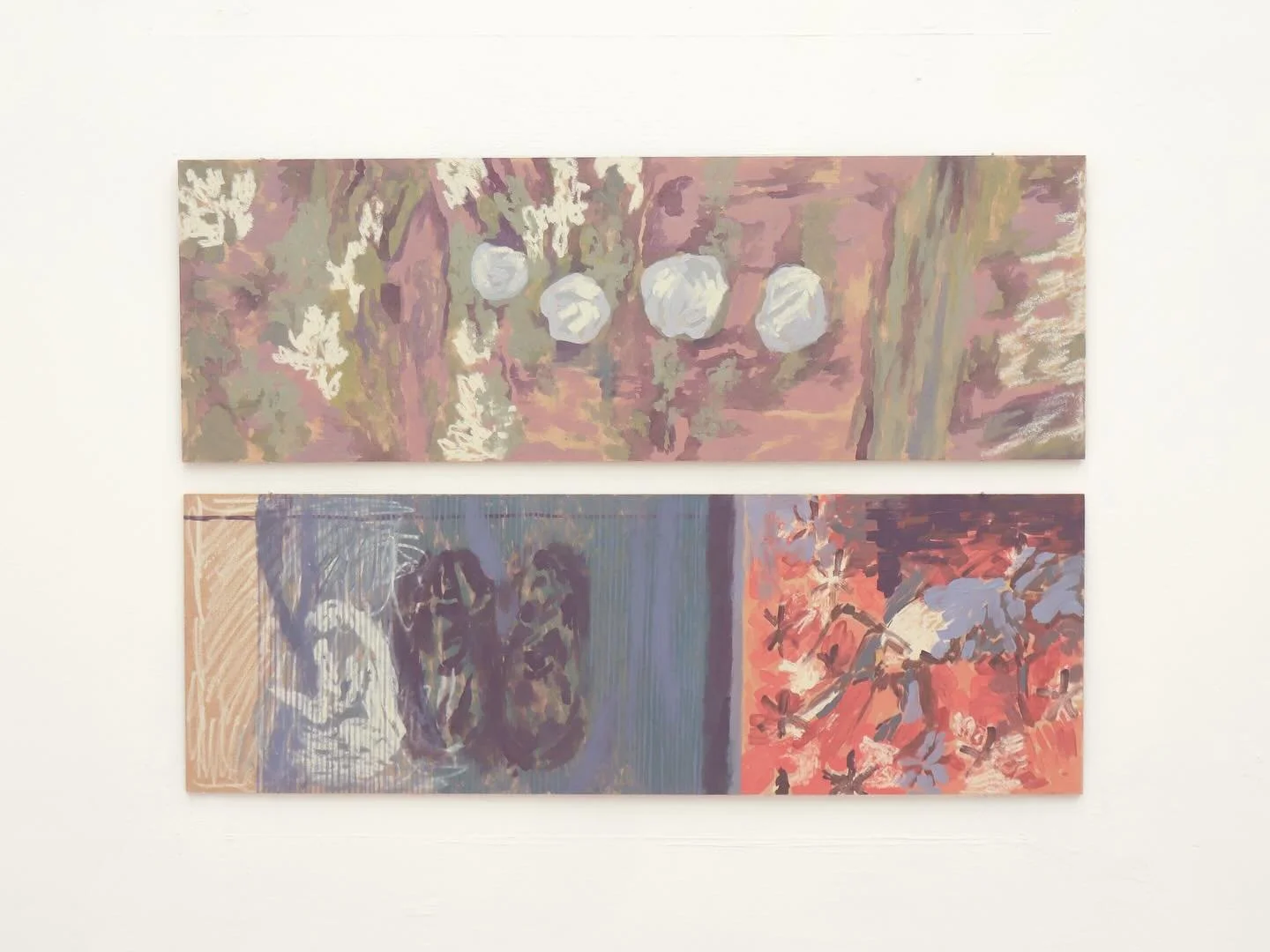 Four for a boy, 2025

Acrylic and oil stick on MDF board