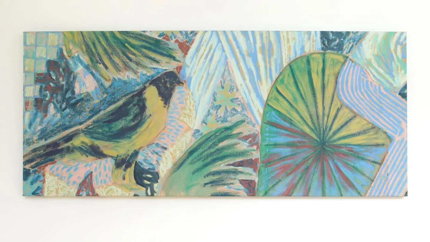 Disperse 1

Oil, acrylic, oil stick, and pencil on canvas.