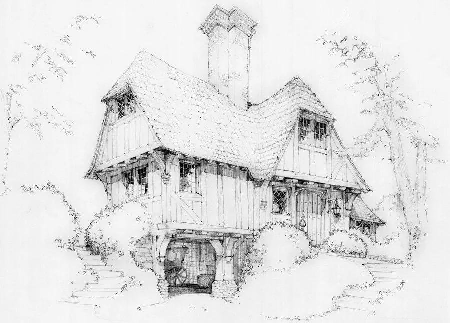 Play house — rear elevation