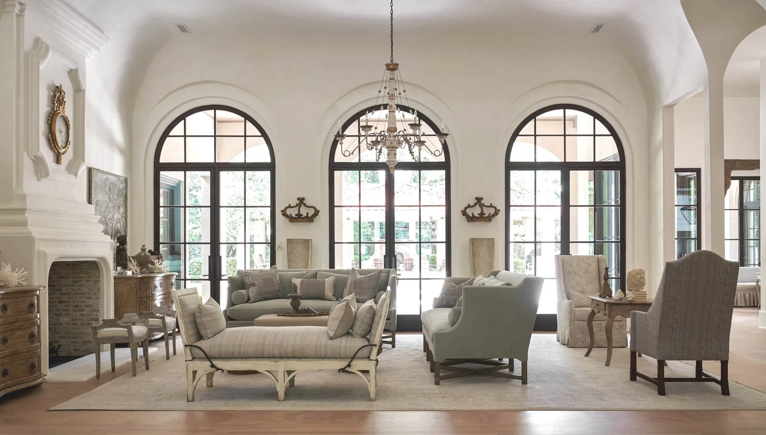 Robledo Residence, living room seating