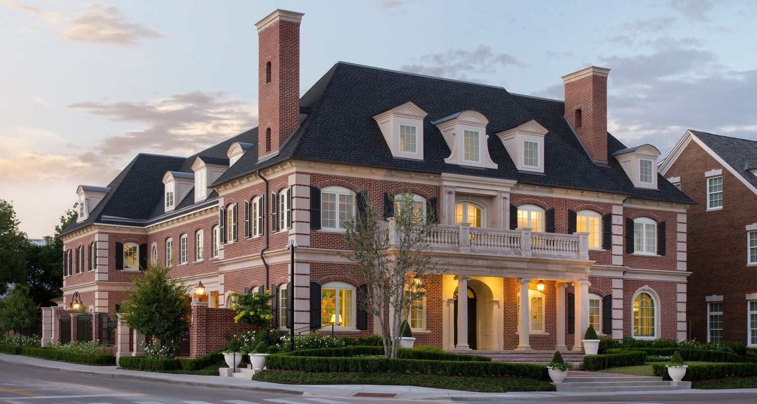 SMU Kappa Alpha Theta, front elevation