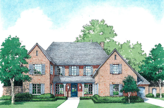 Watercolor elevation