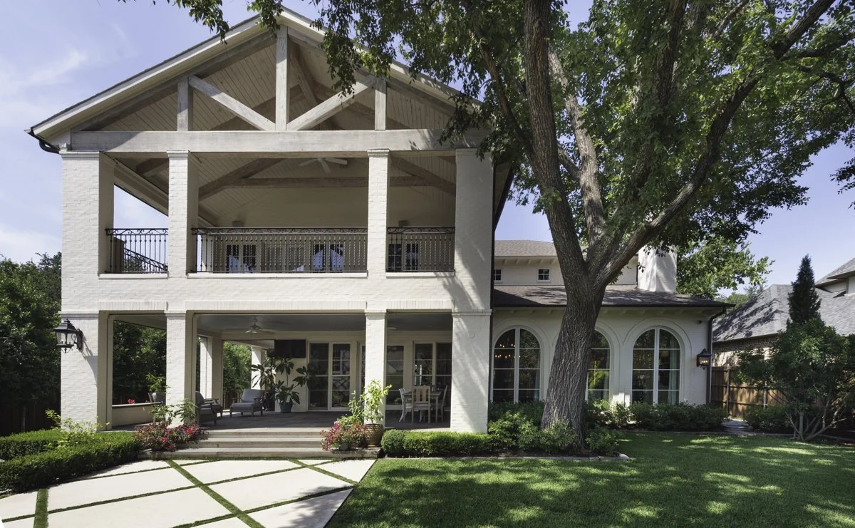 Dominique Residence, rear elevation
