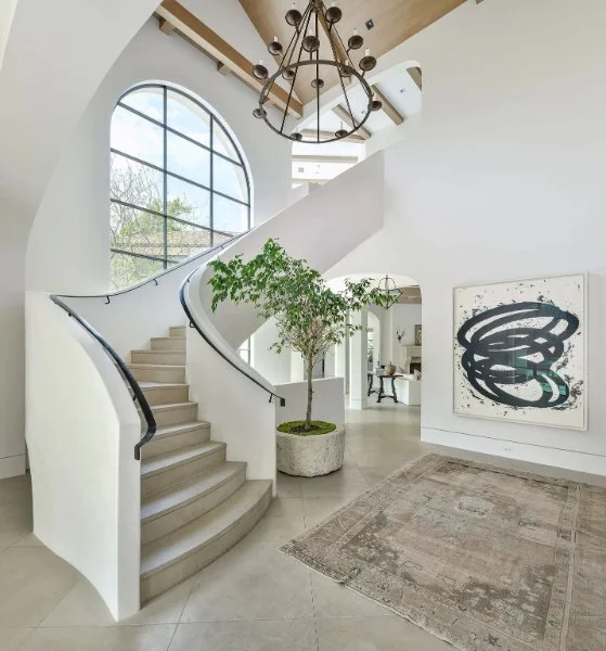 Golf Residence, entry stair
