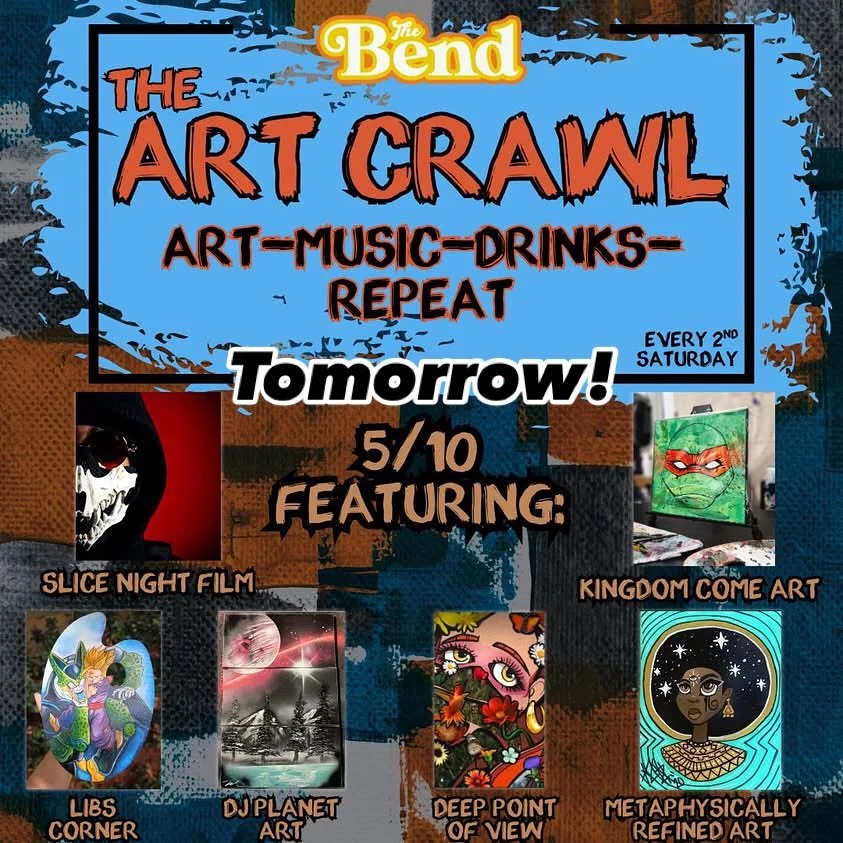 From 9 PM to 1 AM. Can&rsquo;t wait for our market at the Bend! Hope to see you all there 😎 🧛🏼&zwj;♀️ 🦇