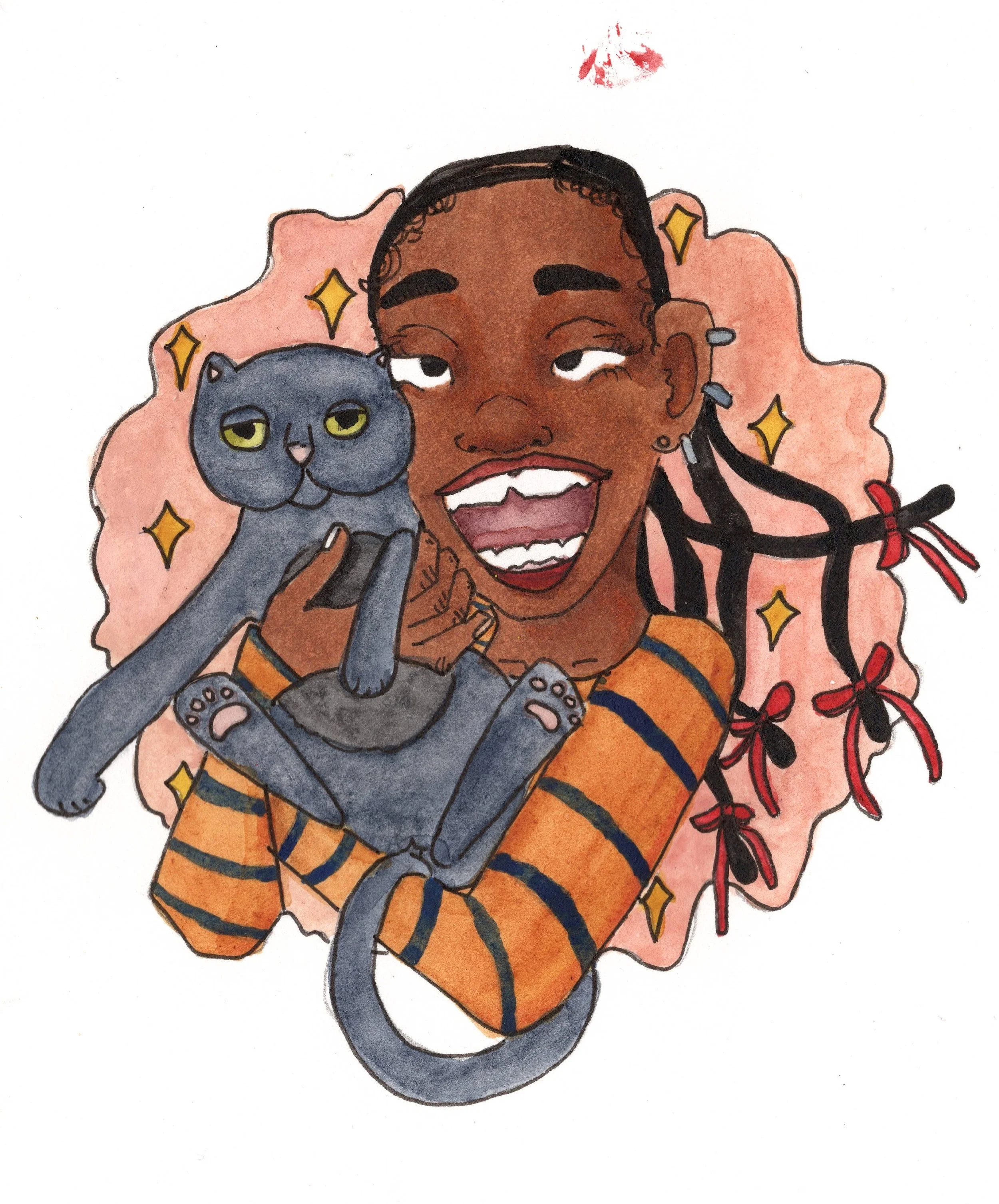 Cat Girl Sticker