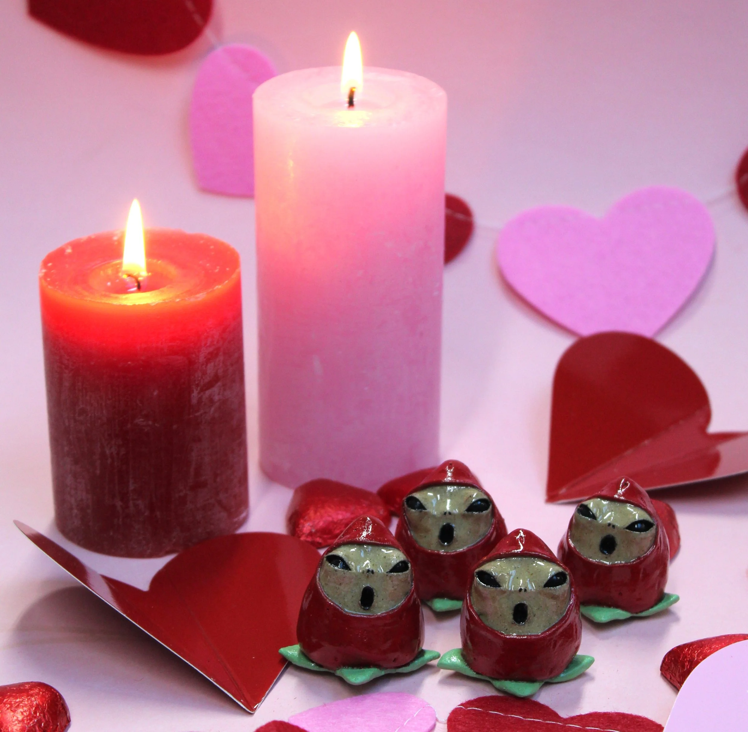 Strawbs - Handmade Ceramic Creature Sculpture