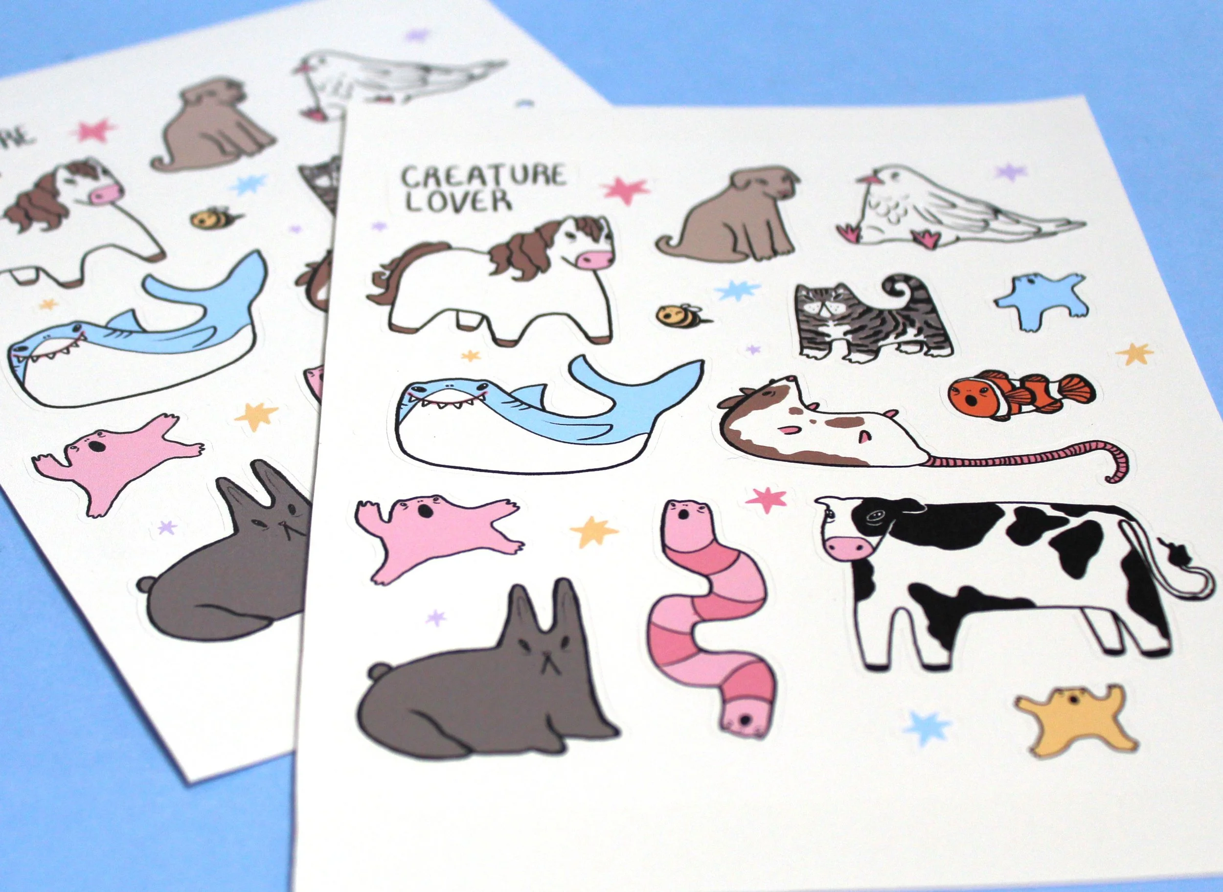 Creature Lover Version 2 Sticker Sheet