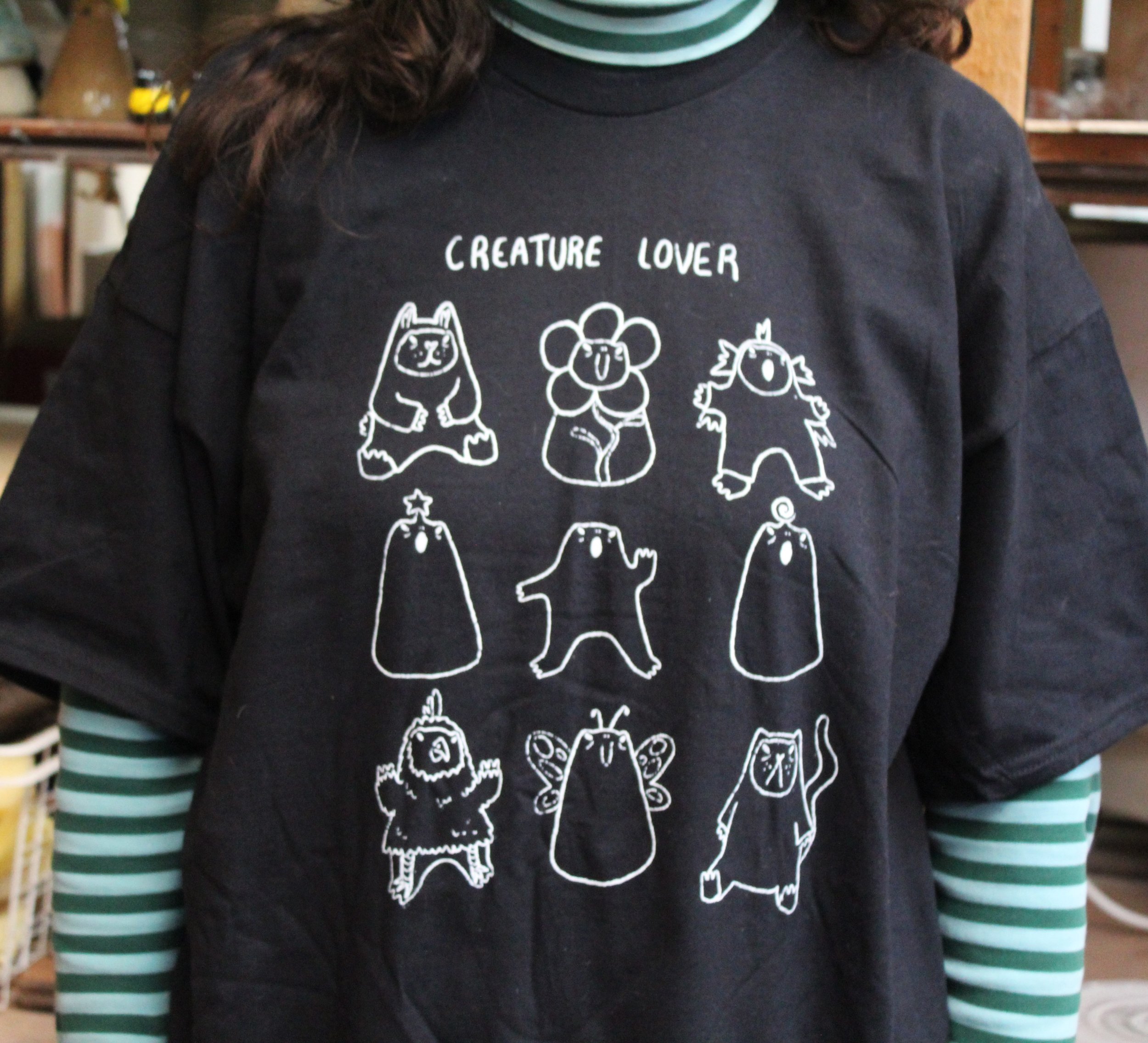 Creature Lover T shirt (black)