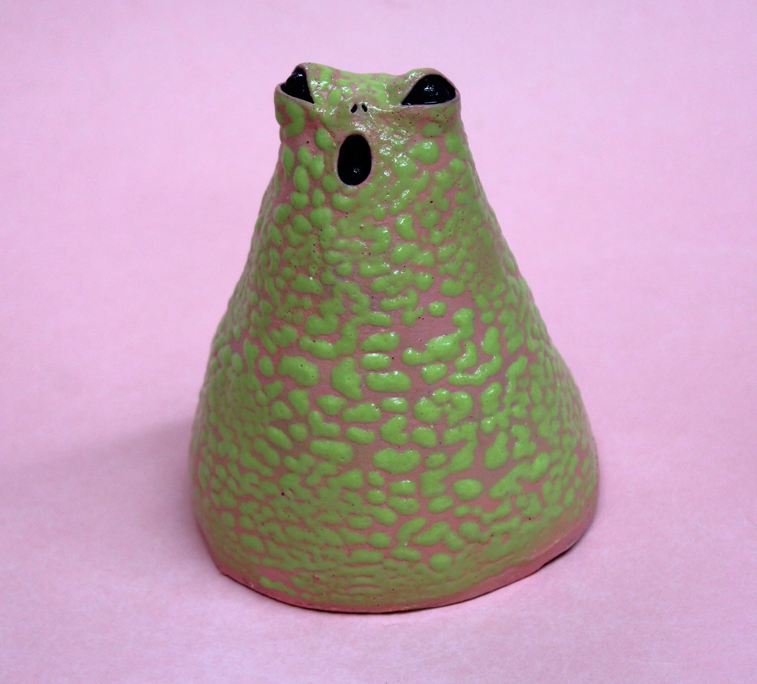 Pink Gloop Creature Handmade Ceramic Sculpture