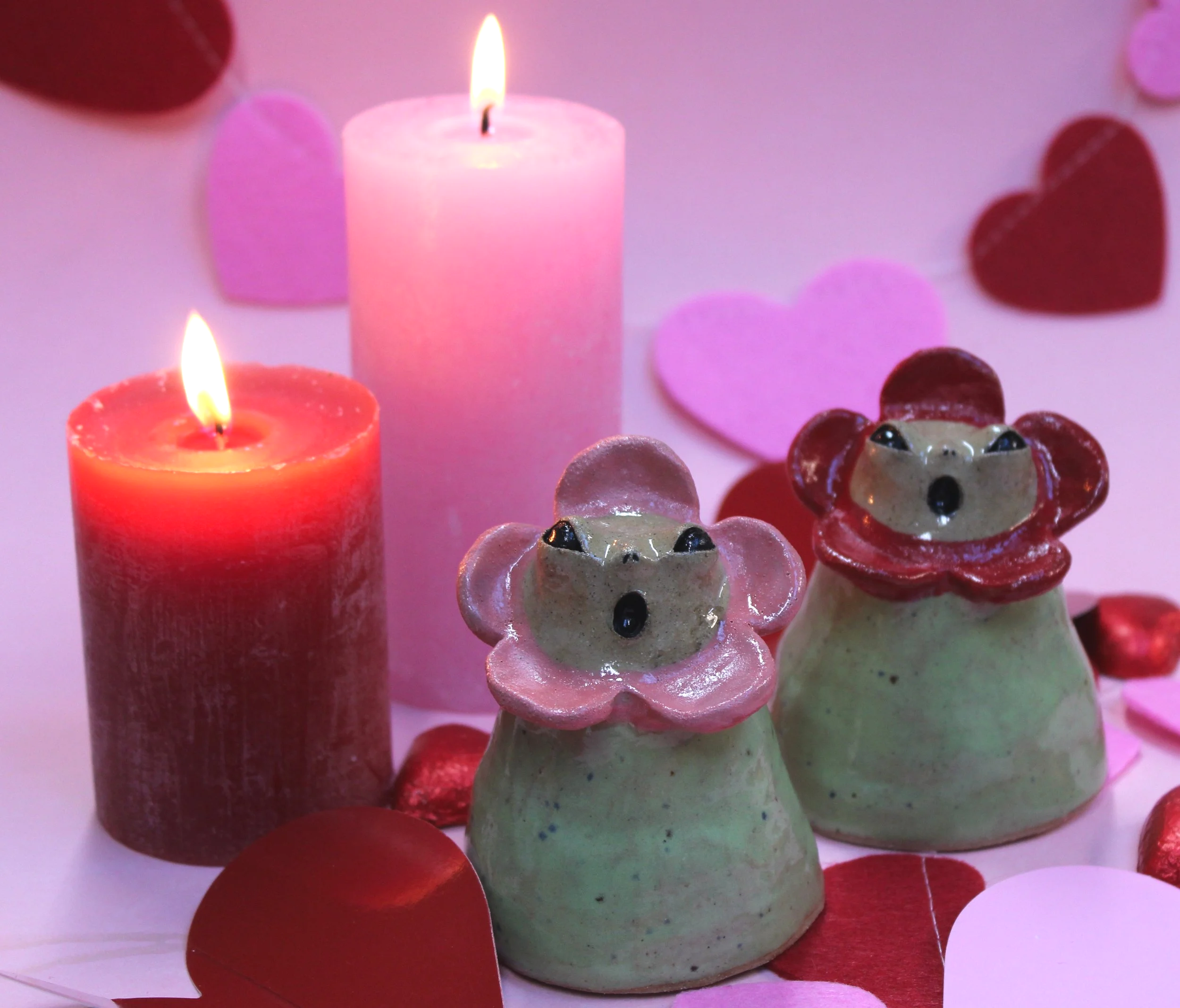 Flower Creatures - Handmade Ceramic Creature Sculptures