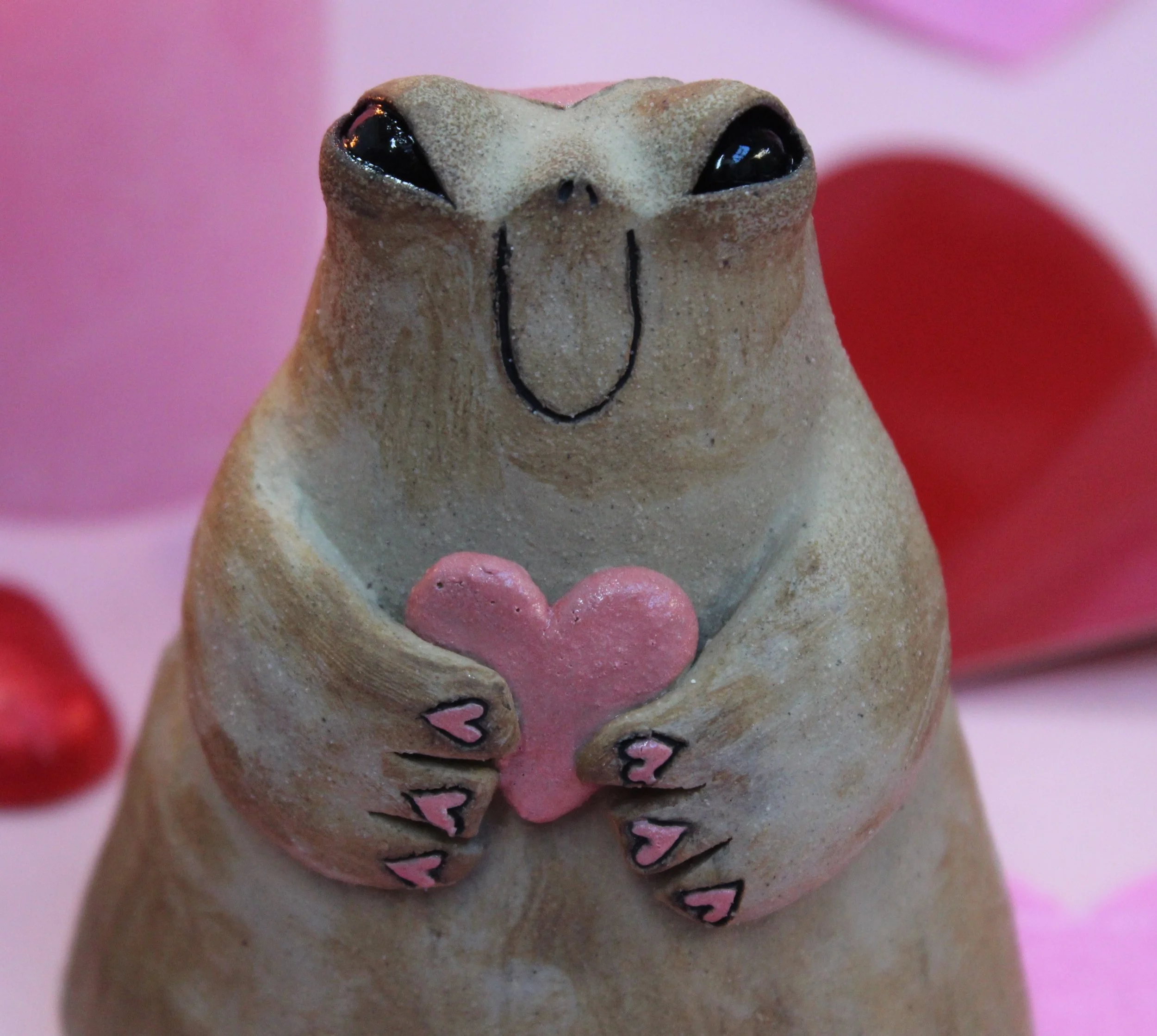 Little Lovebug - Handmade Ceramic Creature Sculpture