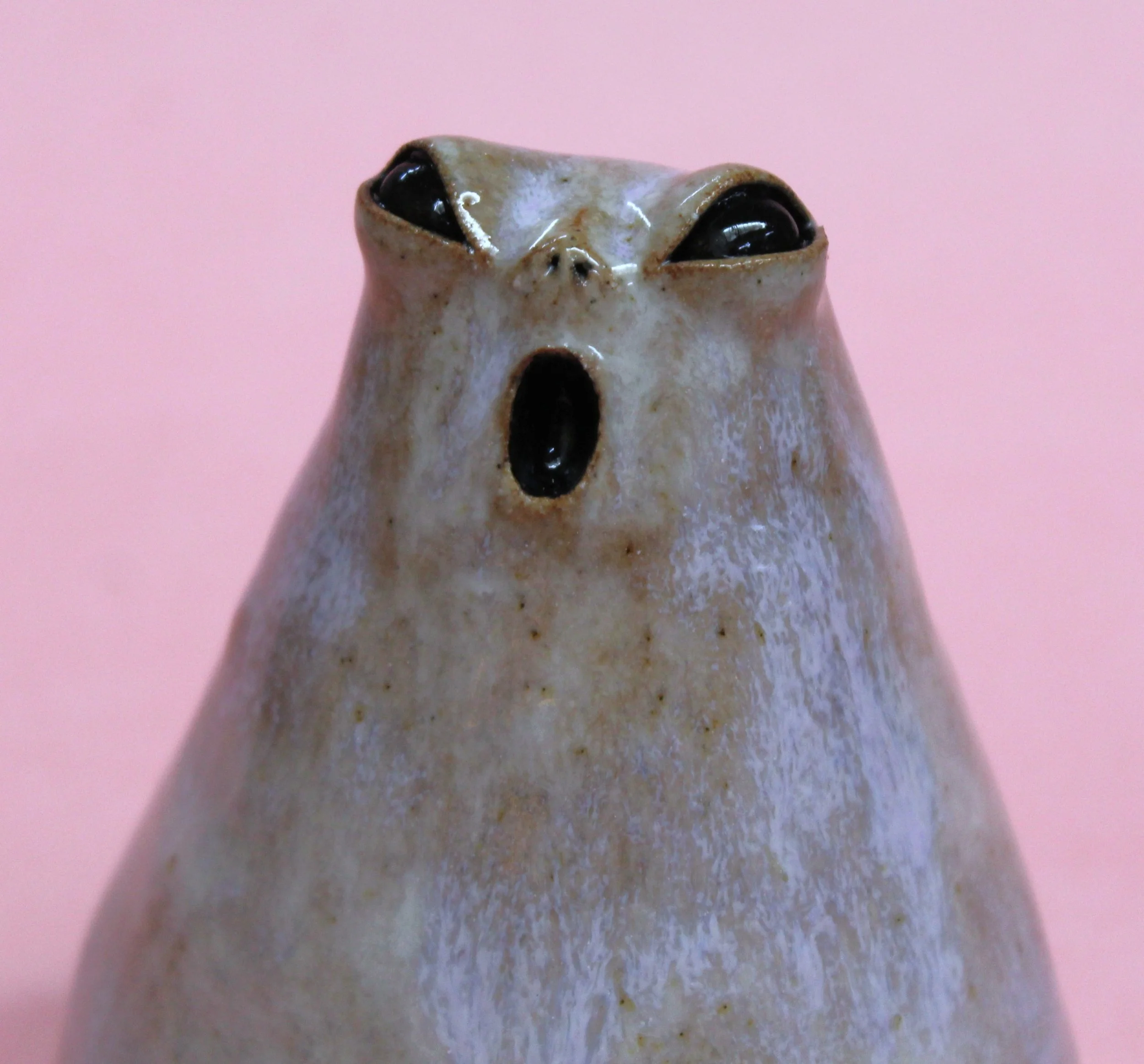 Irridescent Creature Handmade Ceramic Sculpture