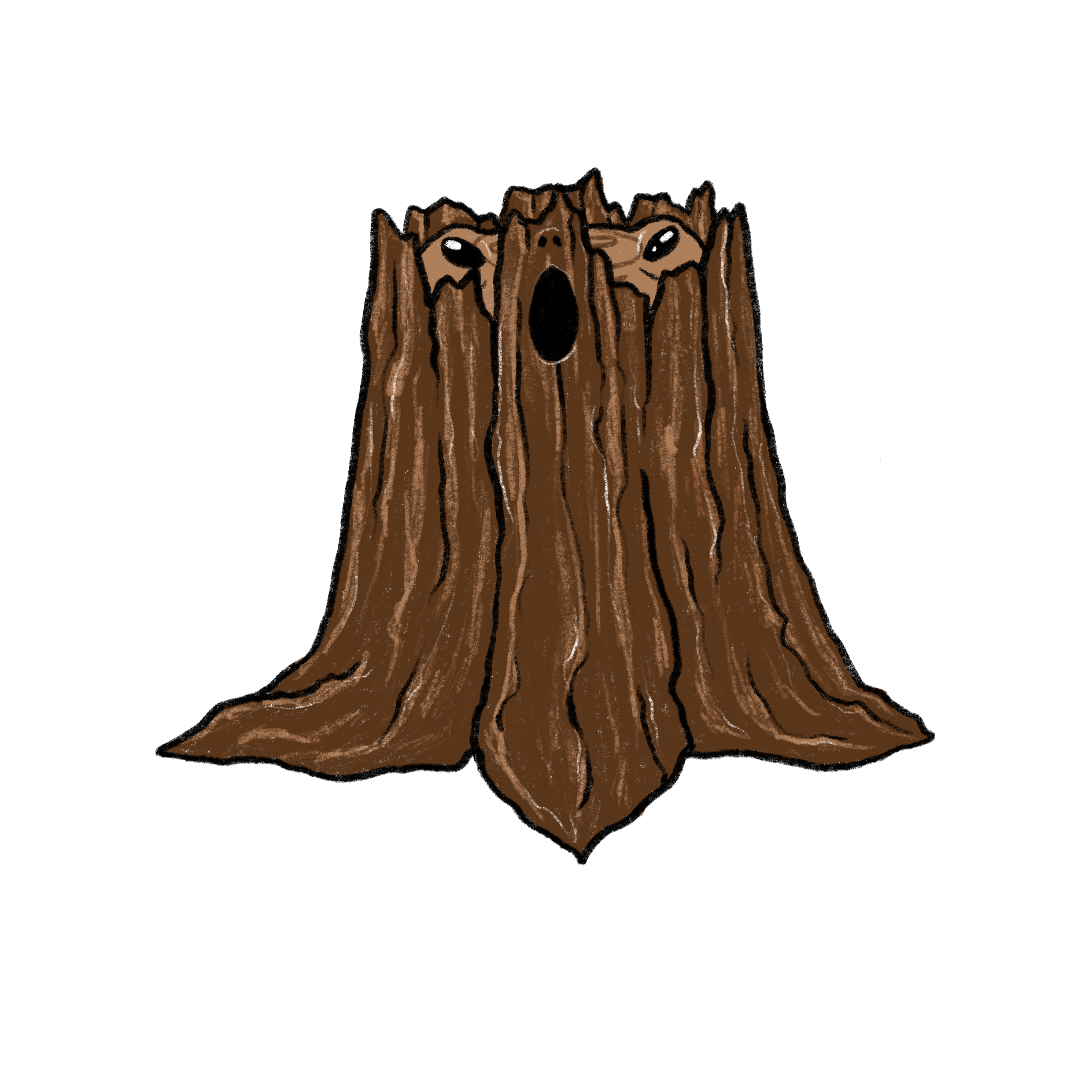 Stump - Enchanted Forest Series Sticker