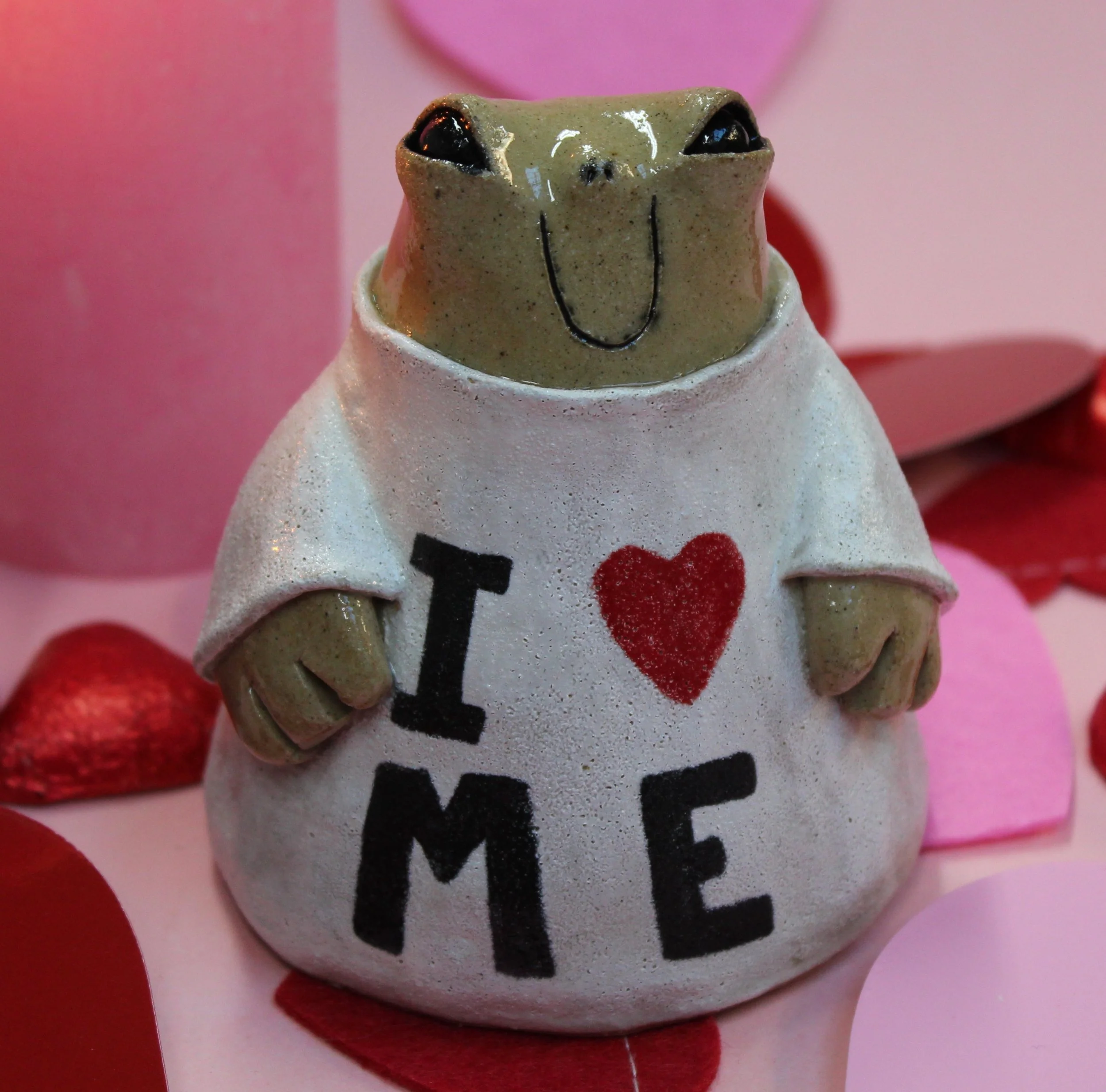 I <3 ME - Handmade Ceramic Creature Sculpture
