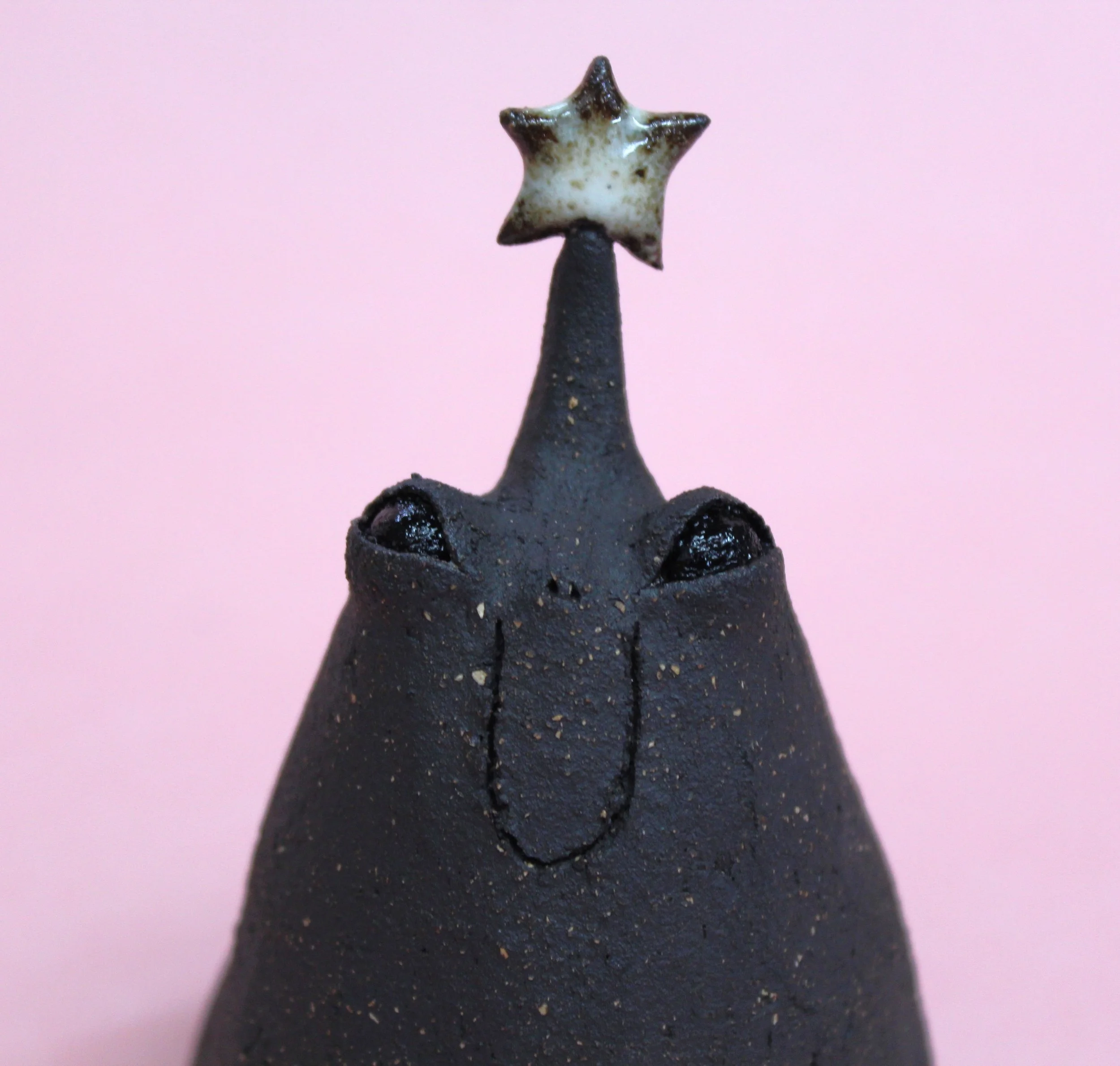 Star Sprout Handmade Ceramic Creature Sculpture