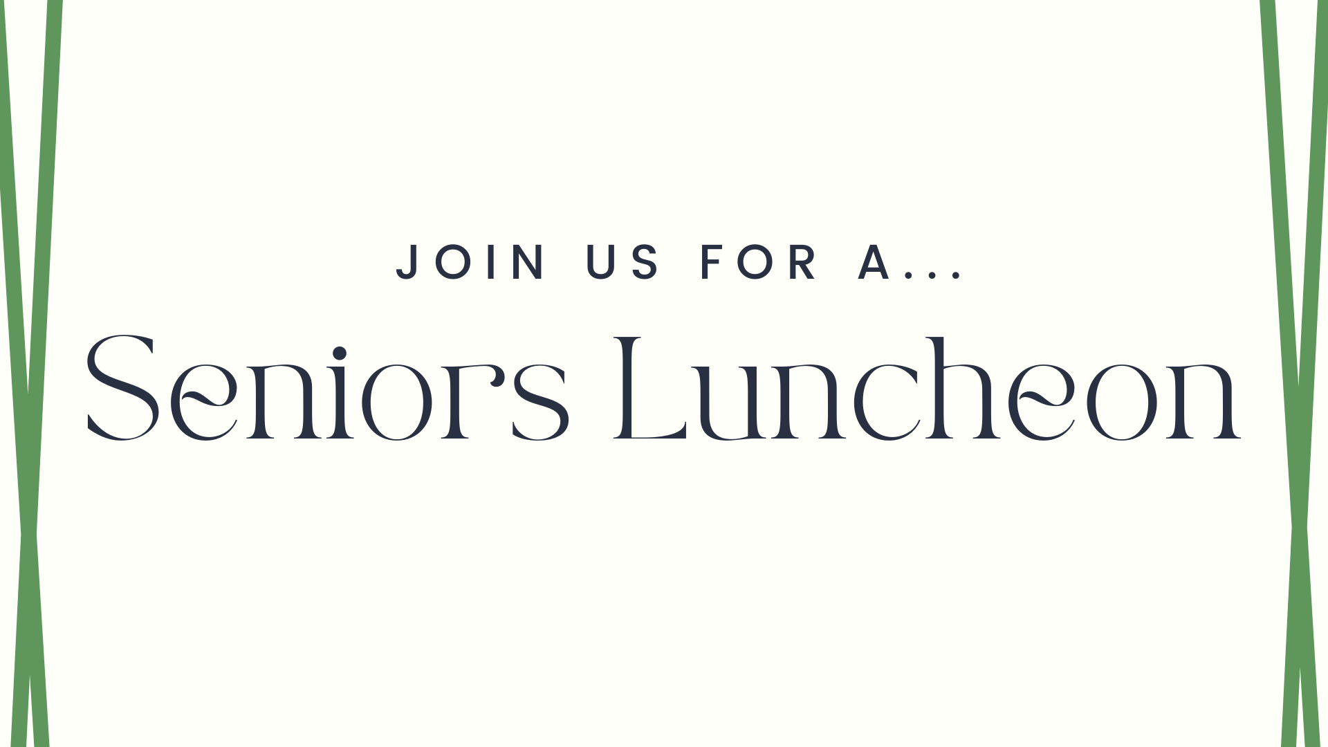 Senior Adult Luncheon